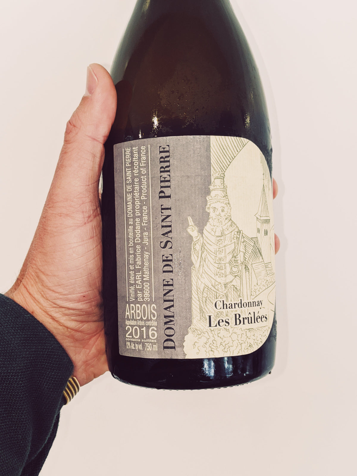 Wine Review: Domaine de Saint Pierre, Chardonnay les Brûlées. 2016 (Appellation Arbois Contrôlée, Jura, France)