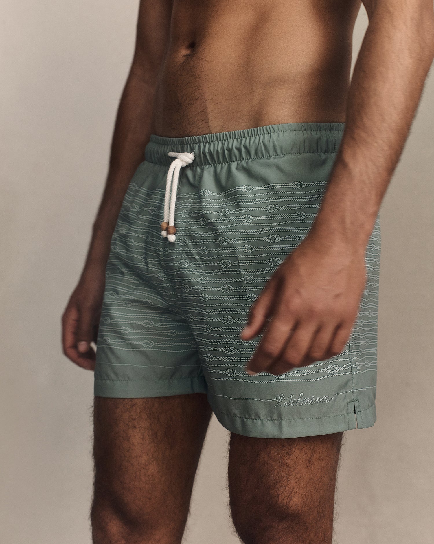 Rope Swim Shorts - Seafoam