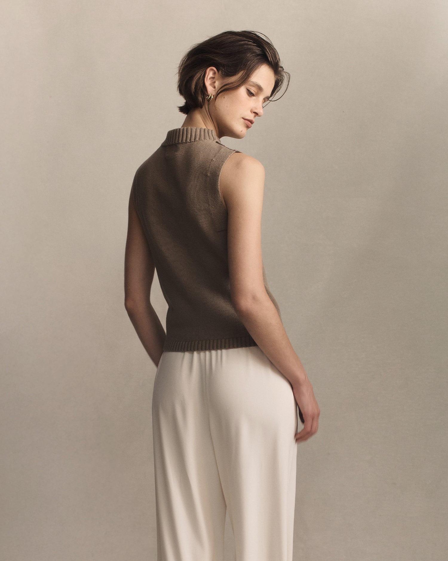 Annie Top - Taupe