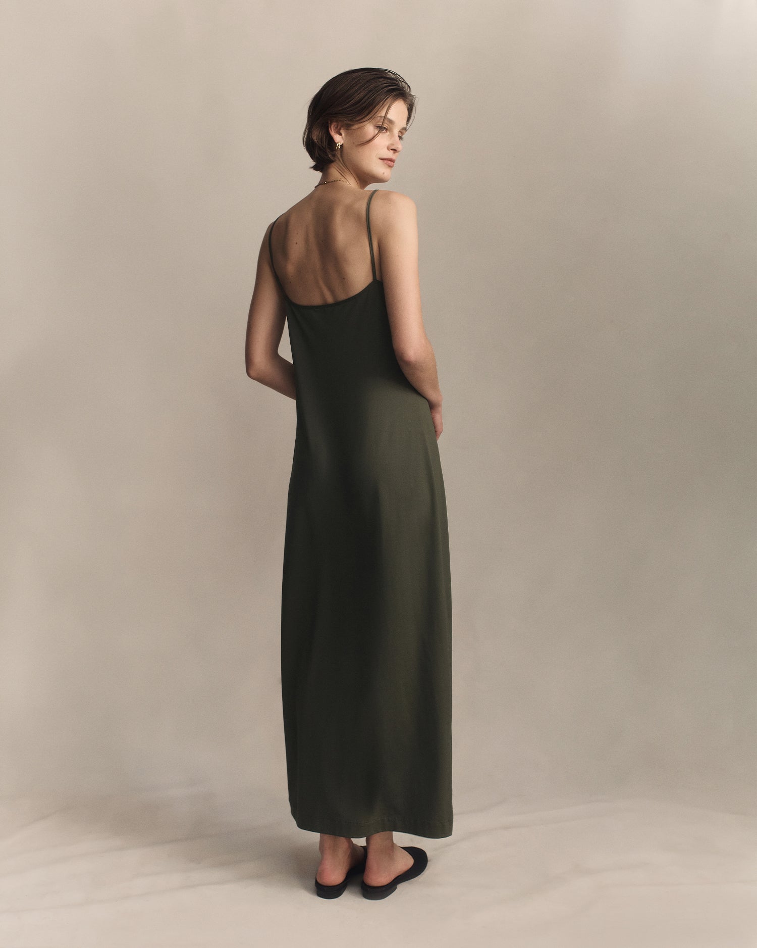 Caroline Dress - Olive