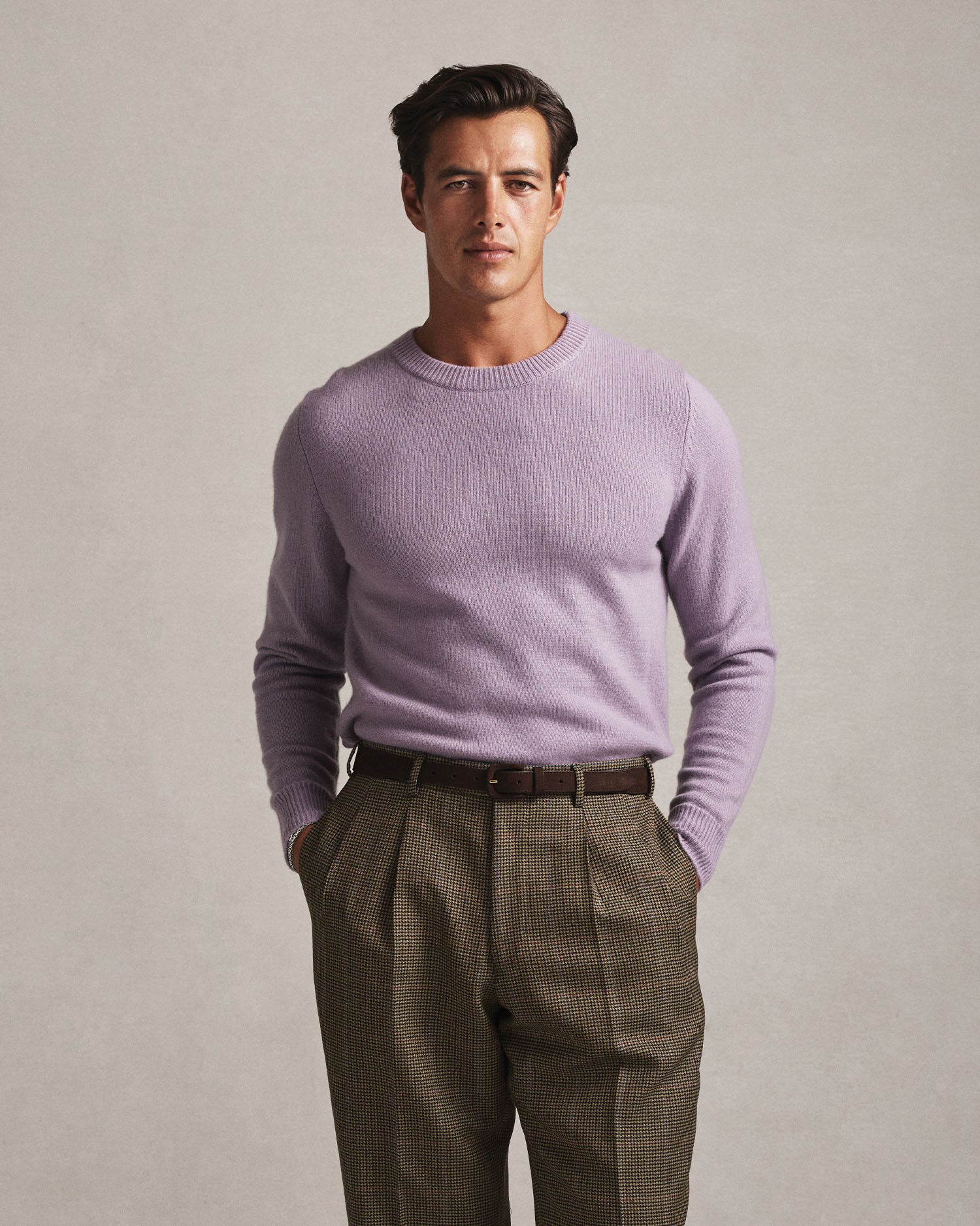 Cashmere Crew Neck - Lavender