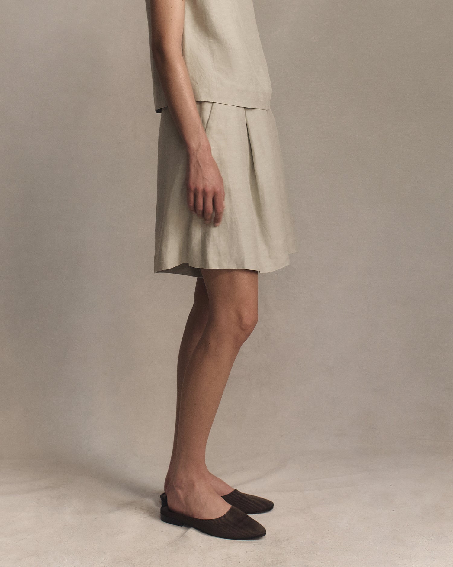 Colette Shorts - Greige