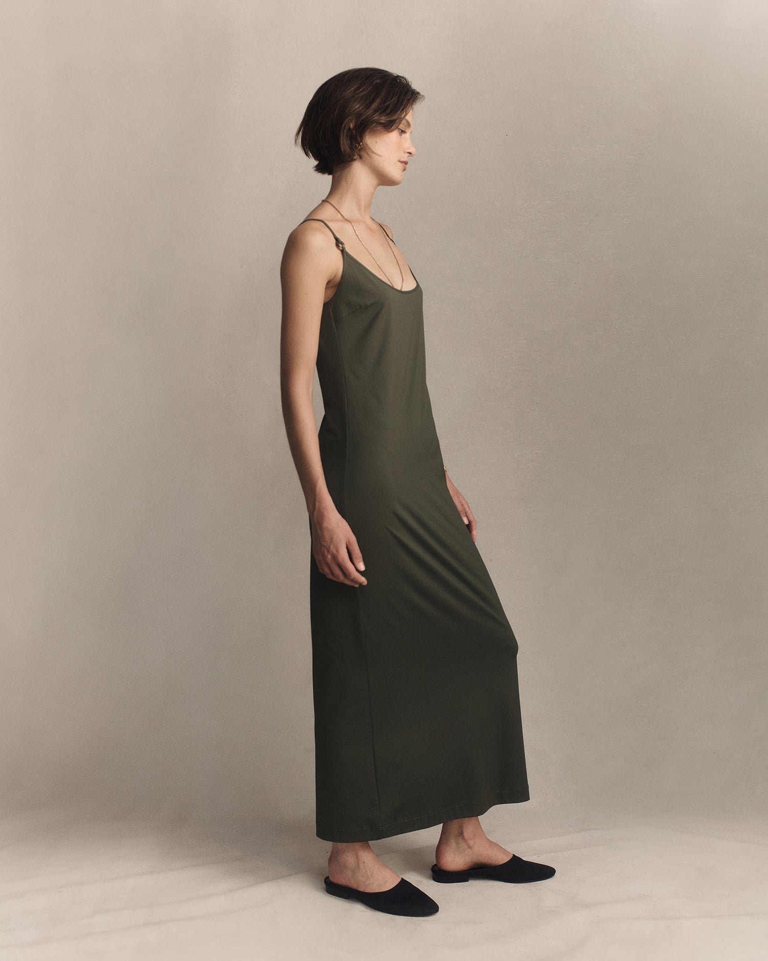 Caroline Dress - Olive