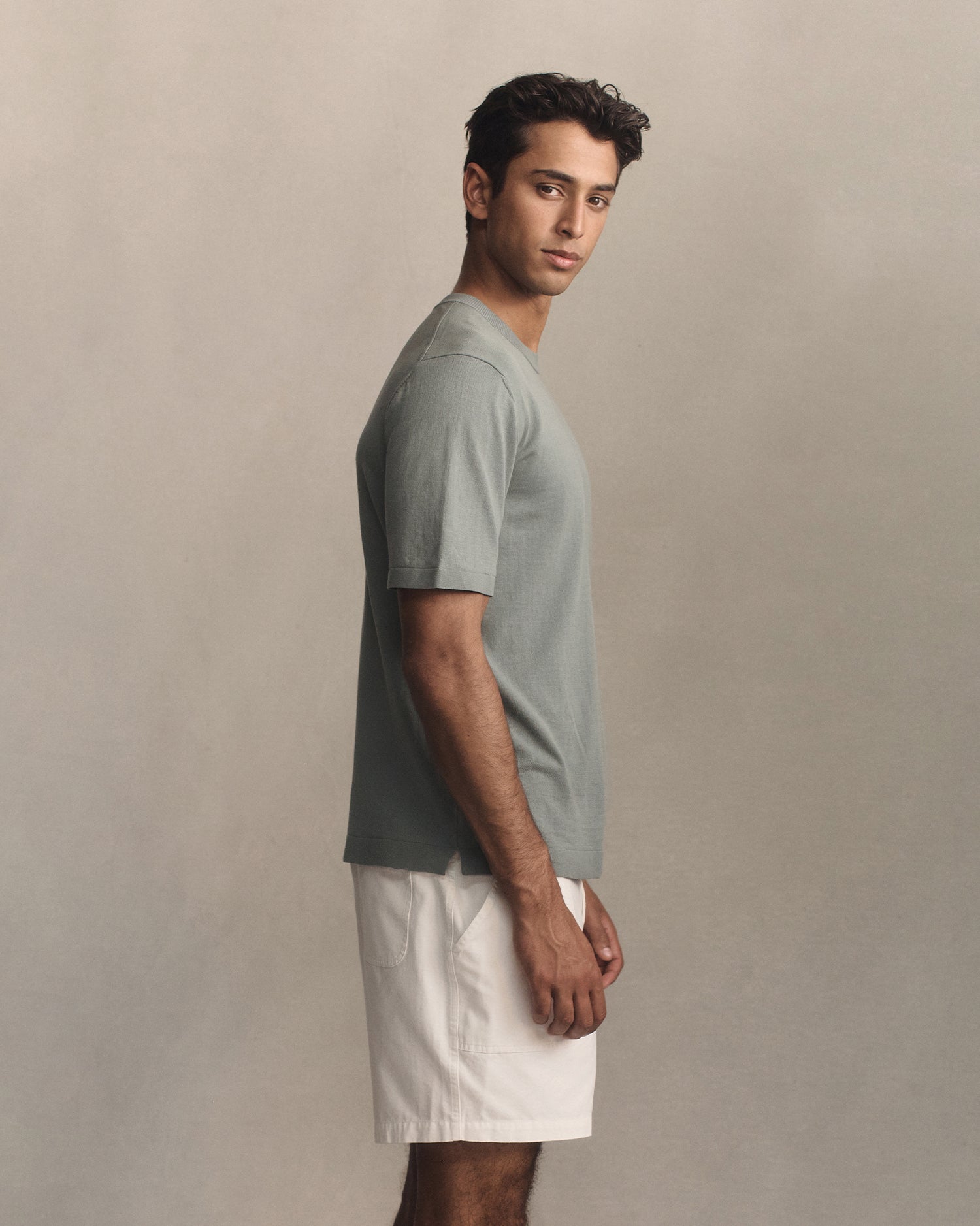 Ice Cotton Tee - Seafoam
