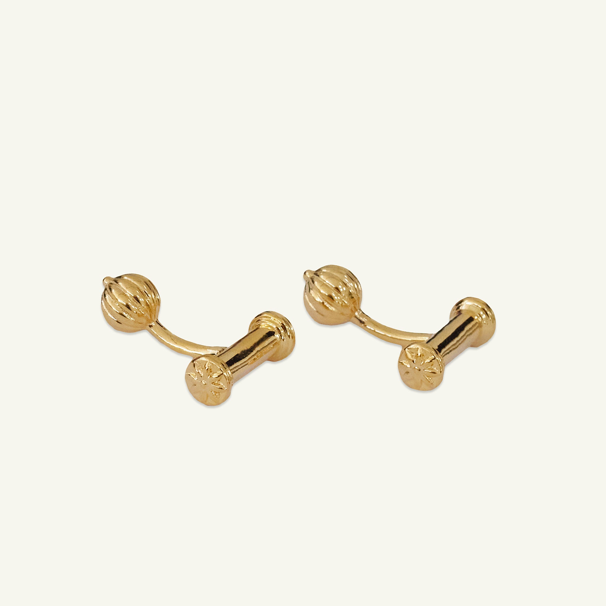 Gold Bar Cuff Links