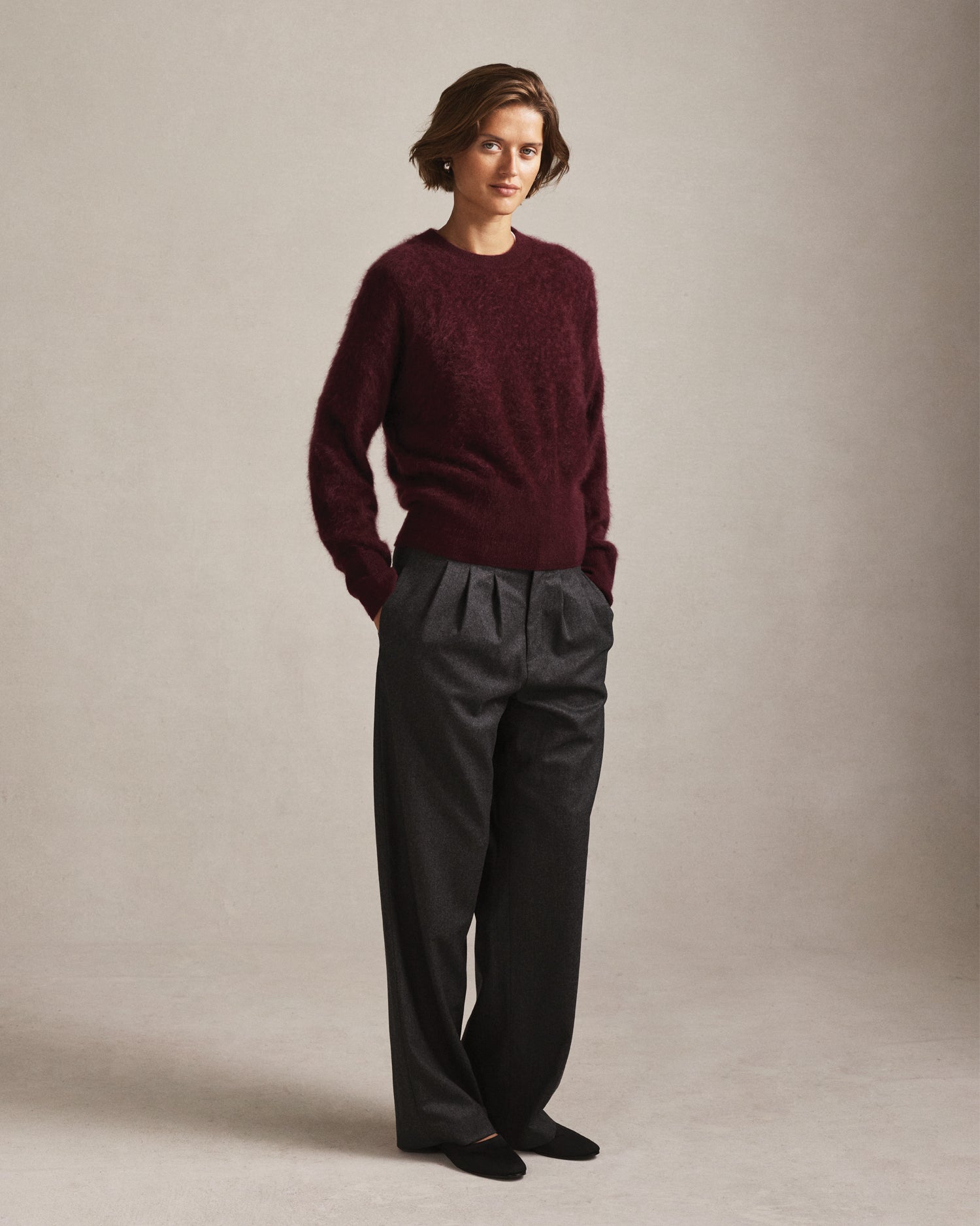 Claudia Sweater - Bordeaux