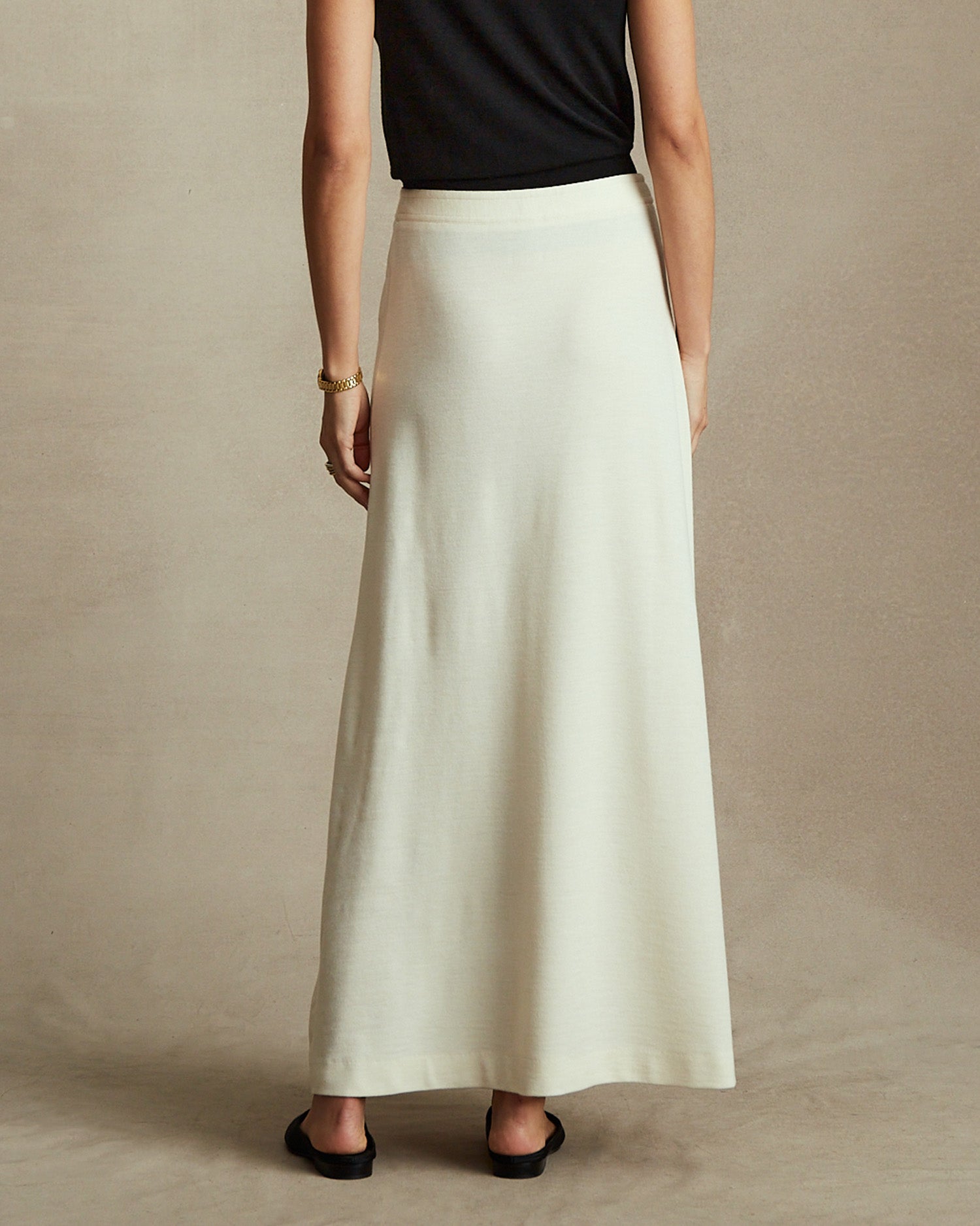Rose Wrap Skirt - Off White
