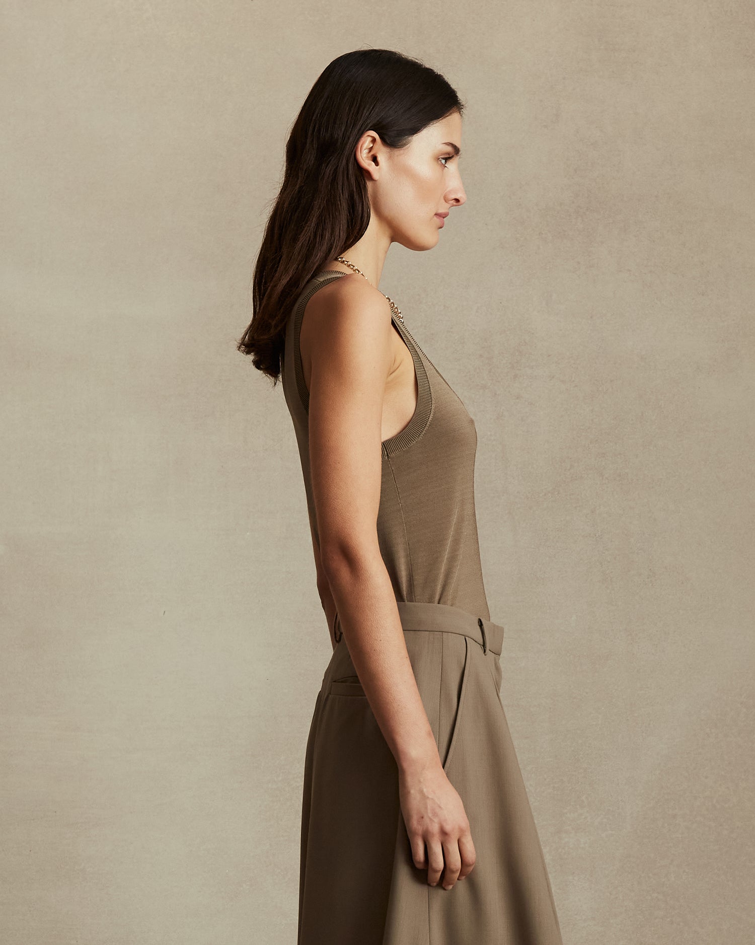 Tessa Tank - Olive