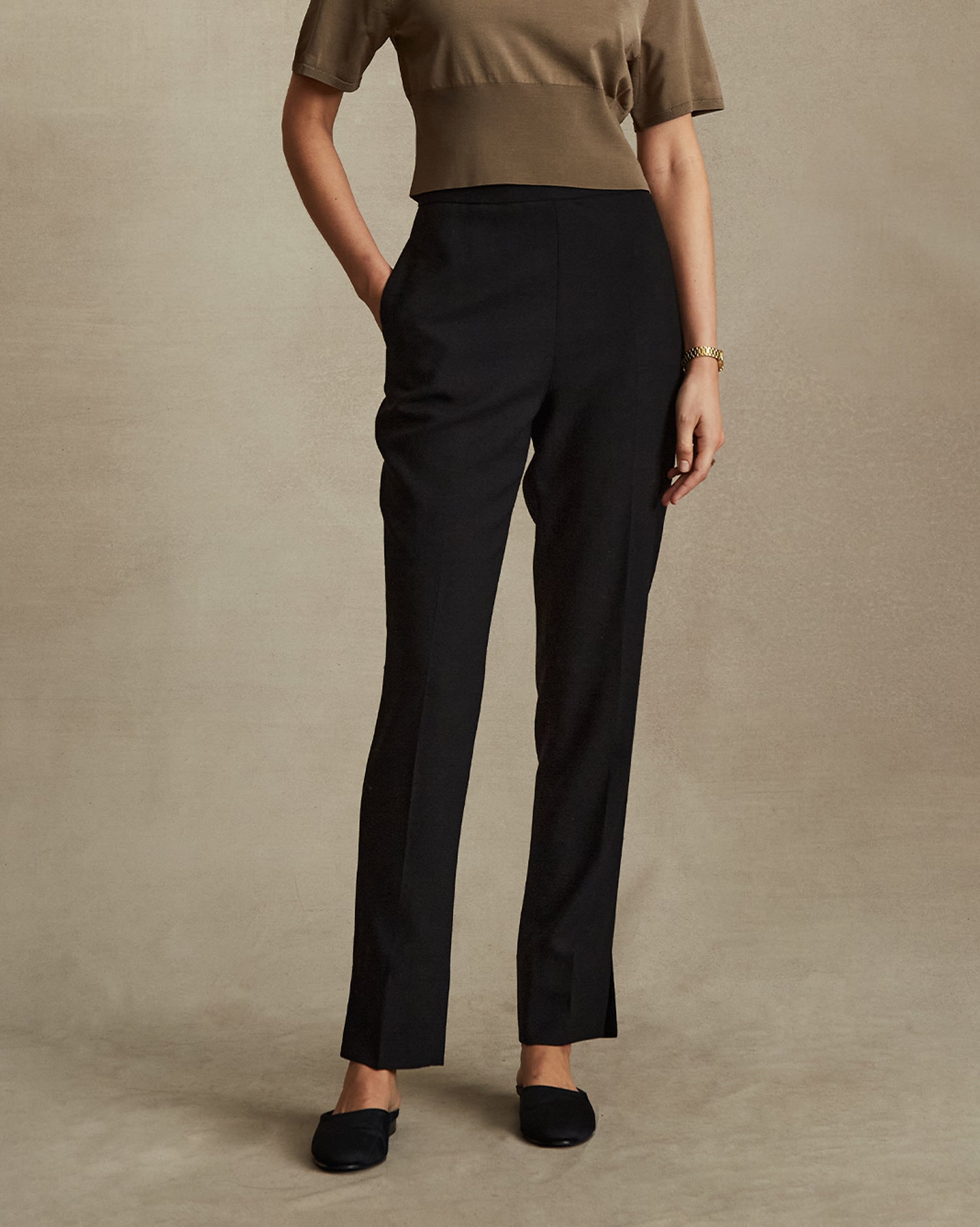 Scarlet Cigarette Trousers - Black