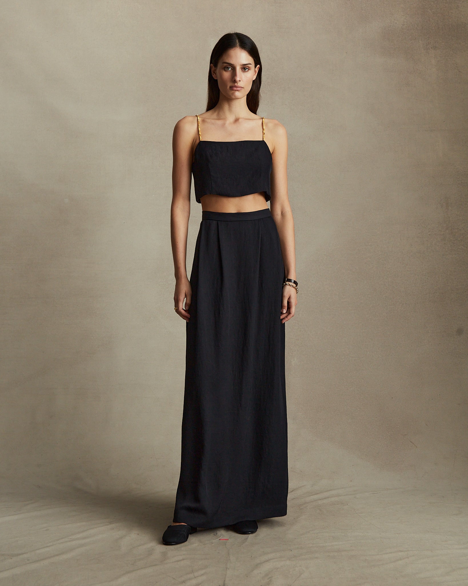 Helena Straight Skirt - Black