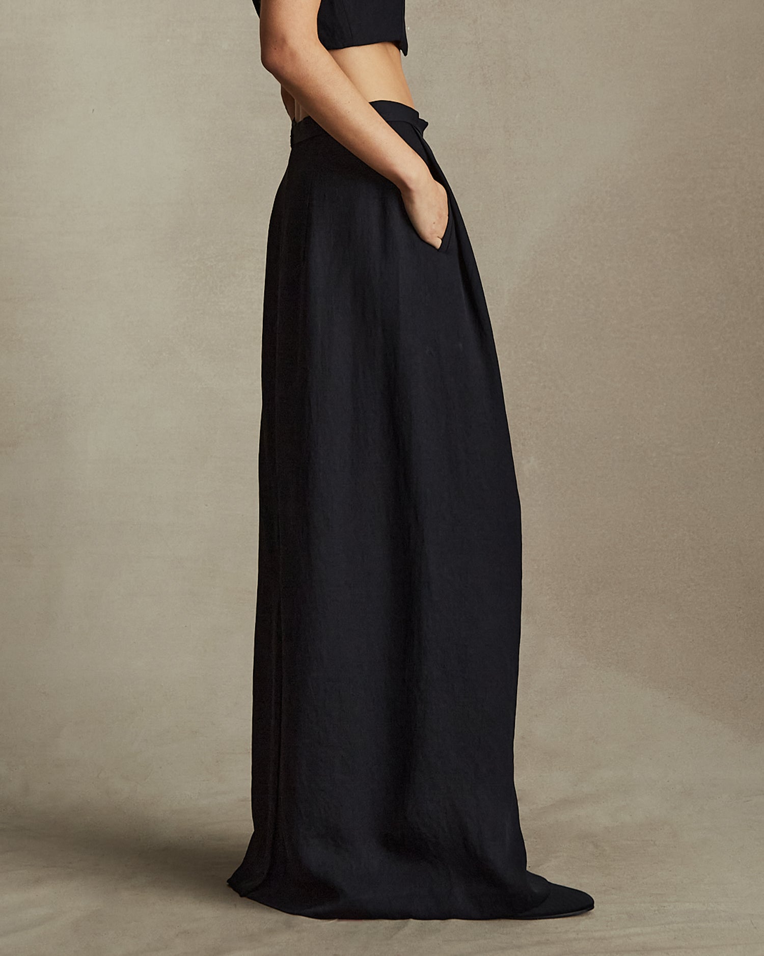 Helena Straight Skirt - Black
