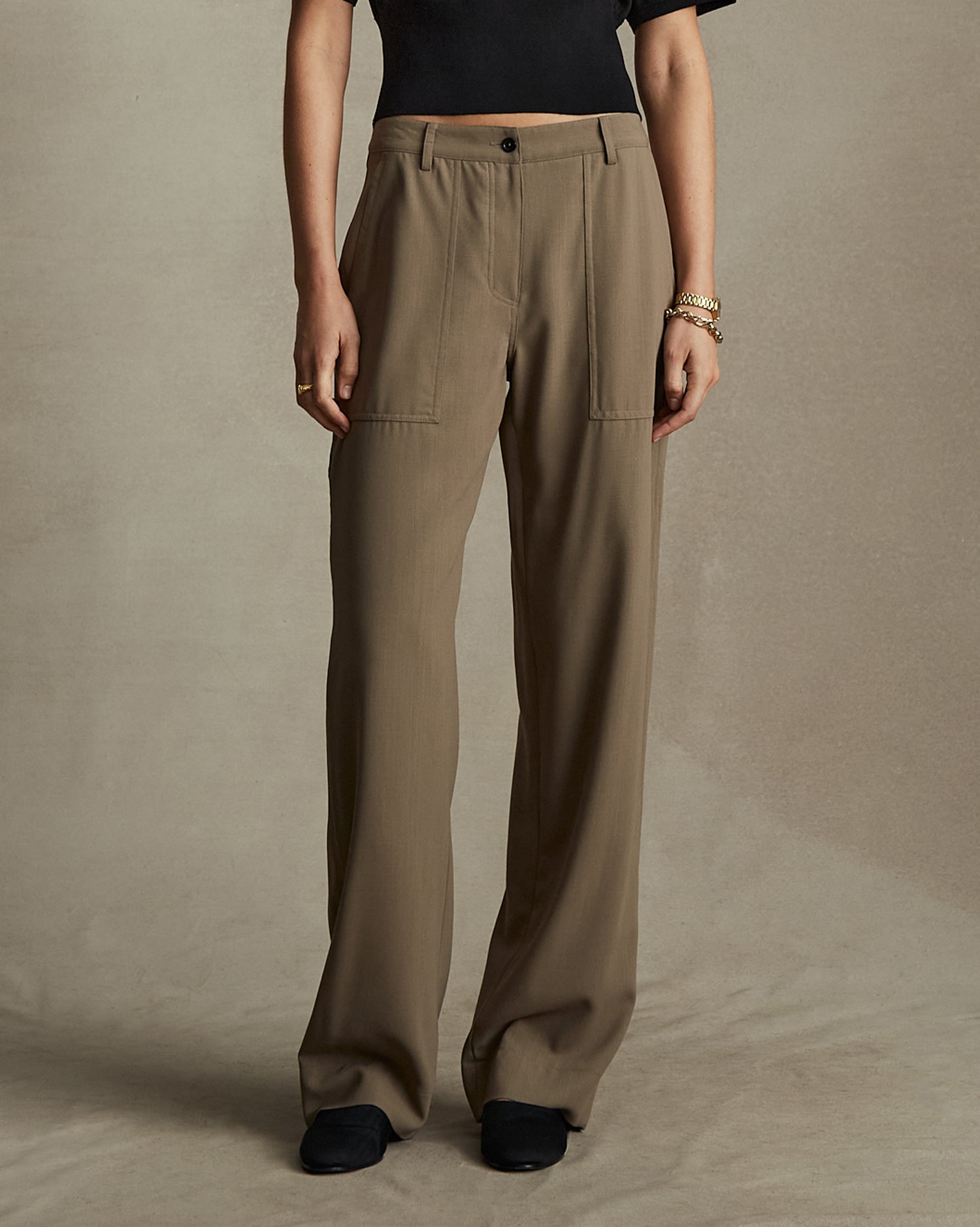 Jess Carpenter Pant - Taupe