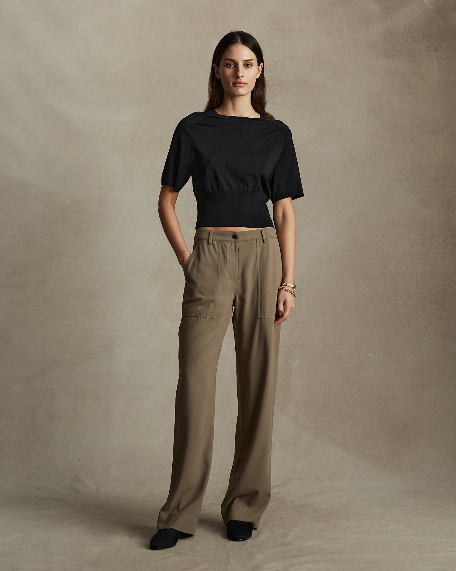 Jess Carpenter Pant - Taupe