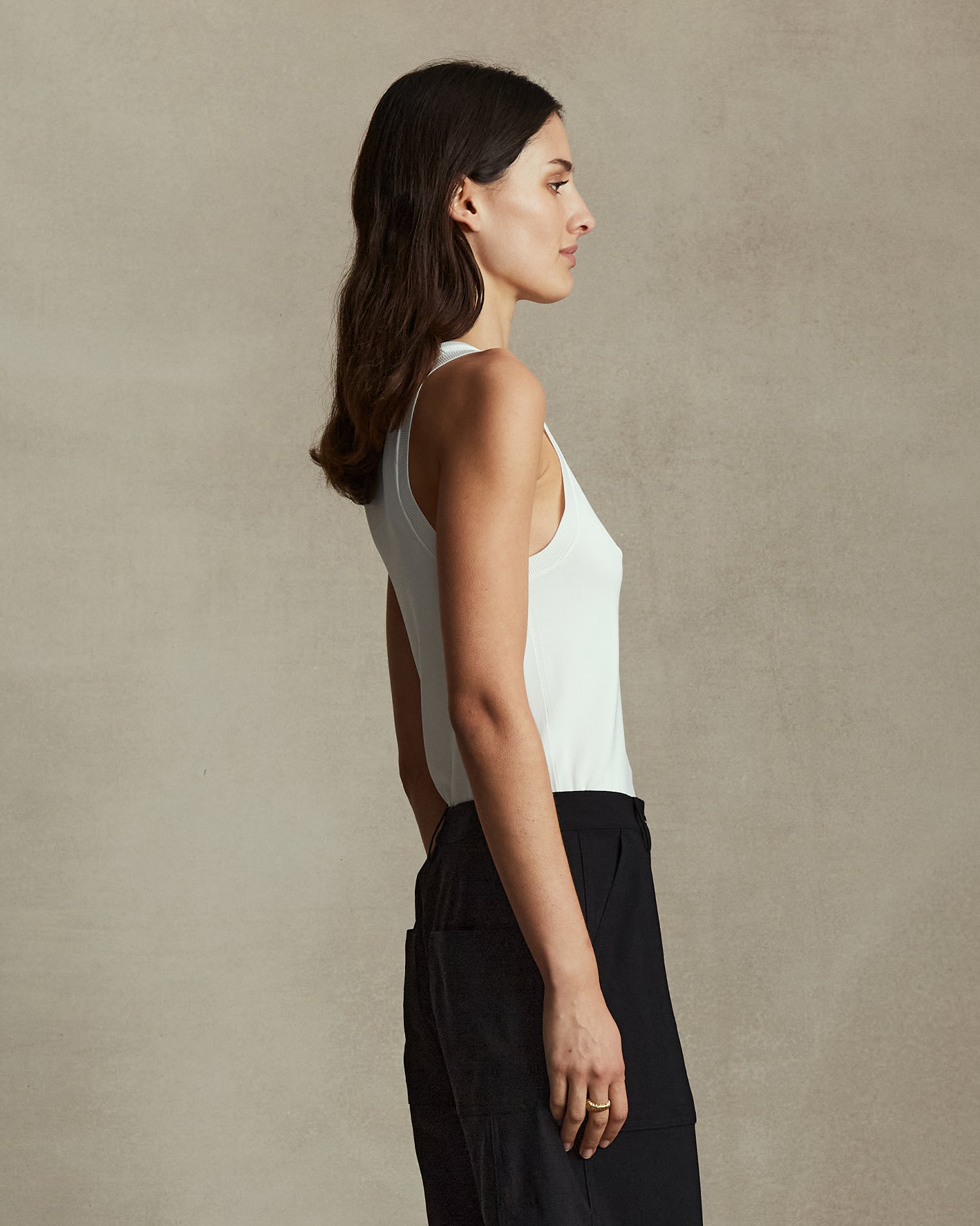 Tessa Tank - White
