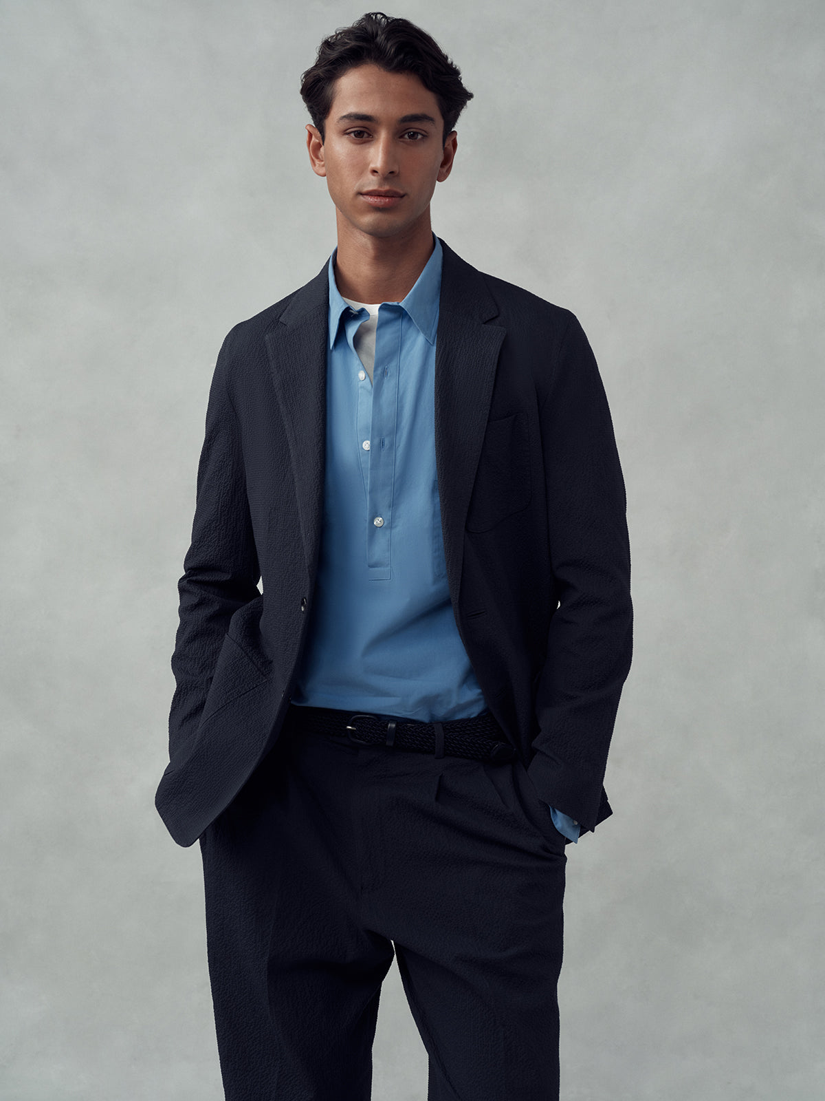 Poplin Popover - Cornflower