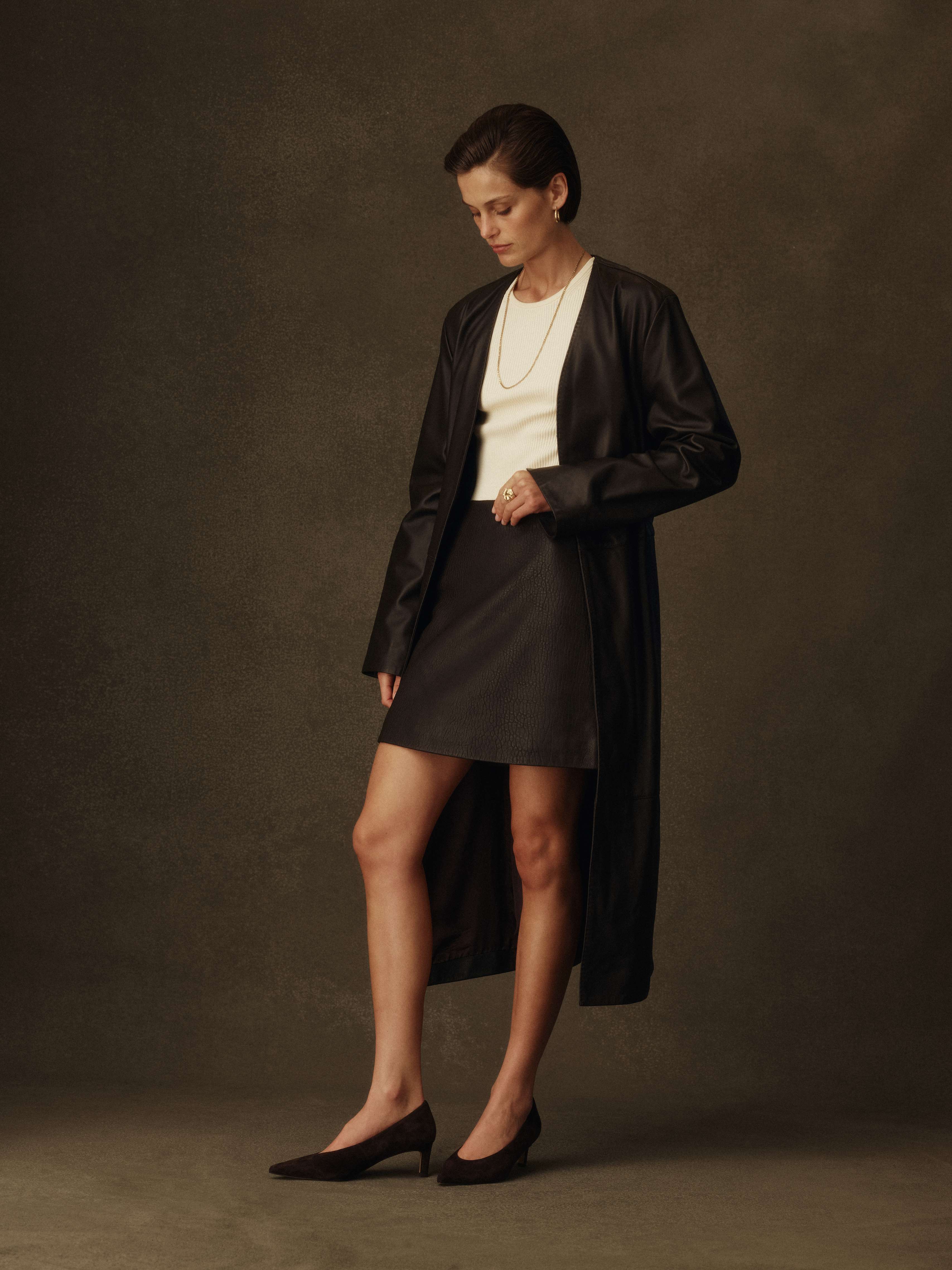 Zoë Skirt - Espresso