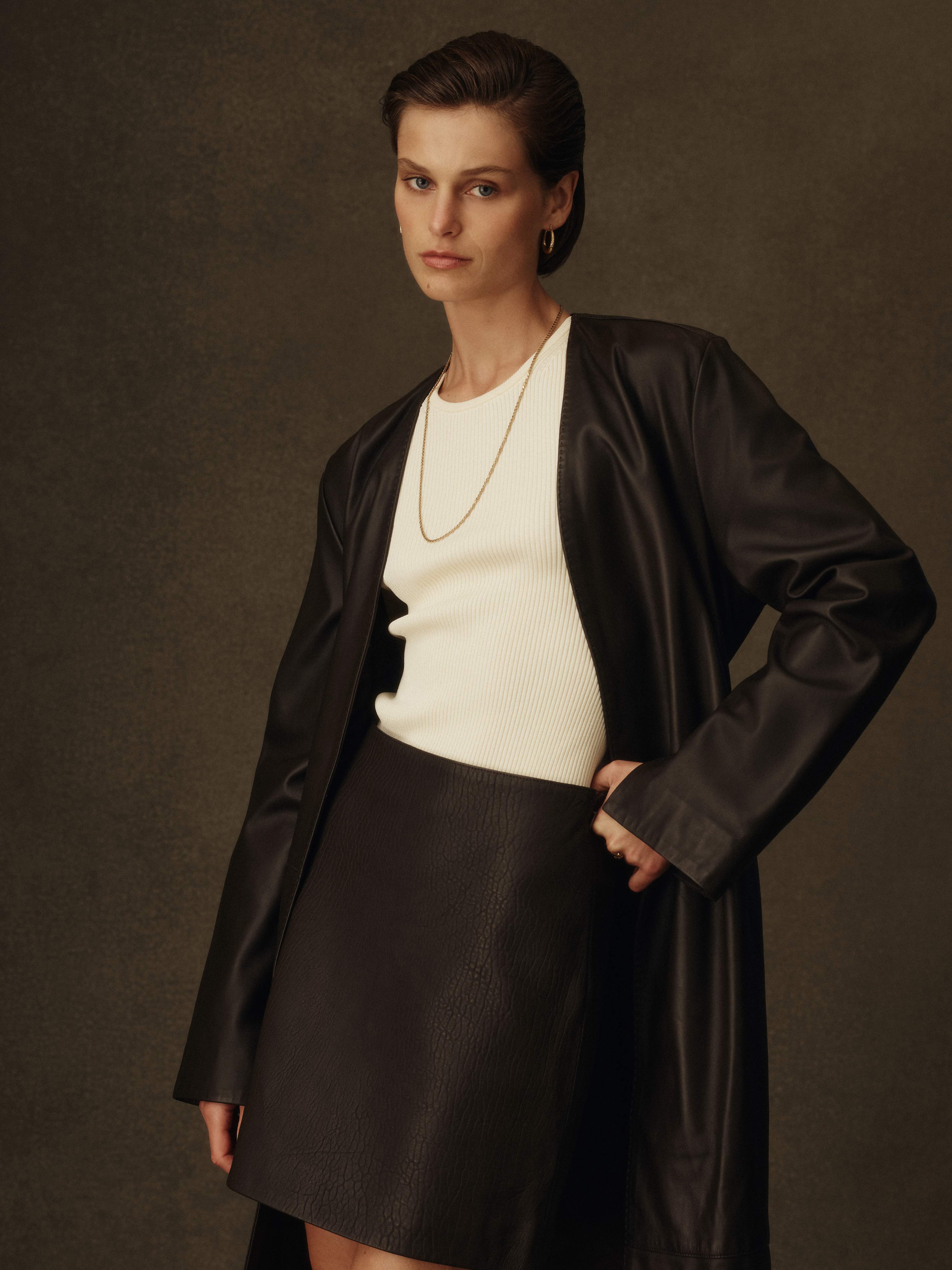 Zoë Skirt - Espresso