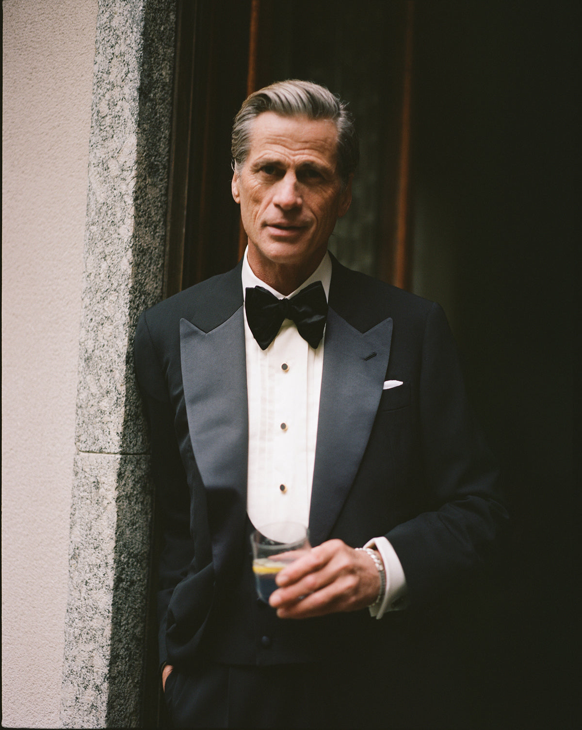 Black Peak Lapel Tuxedo Jacket