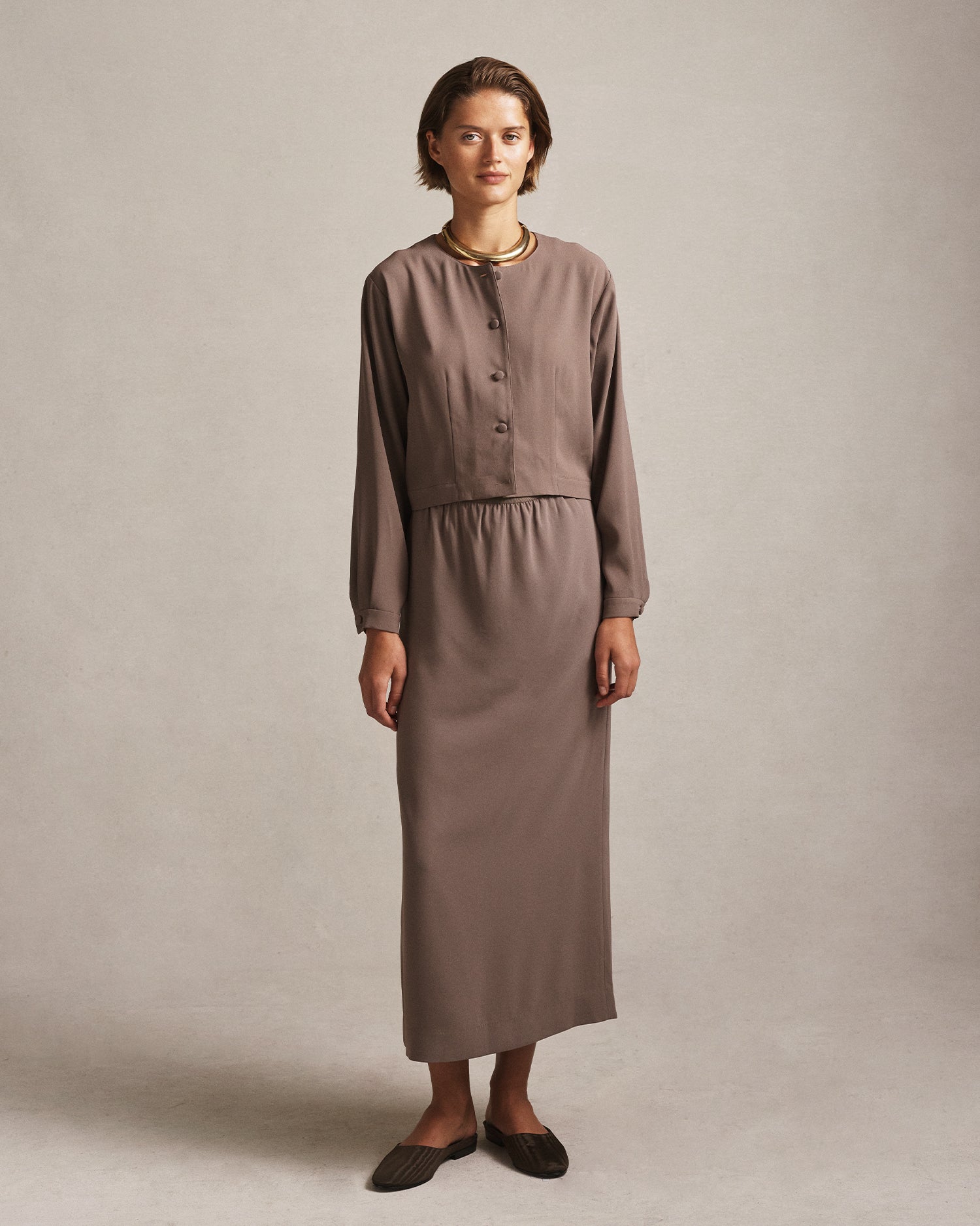 Florence Blouse - Taupe