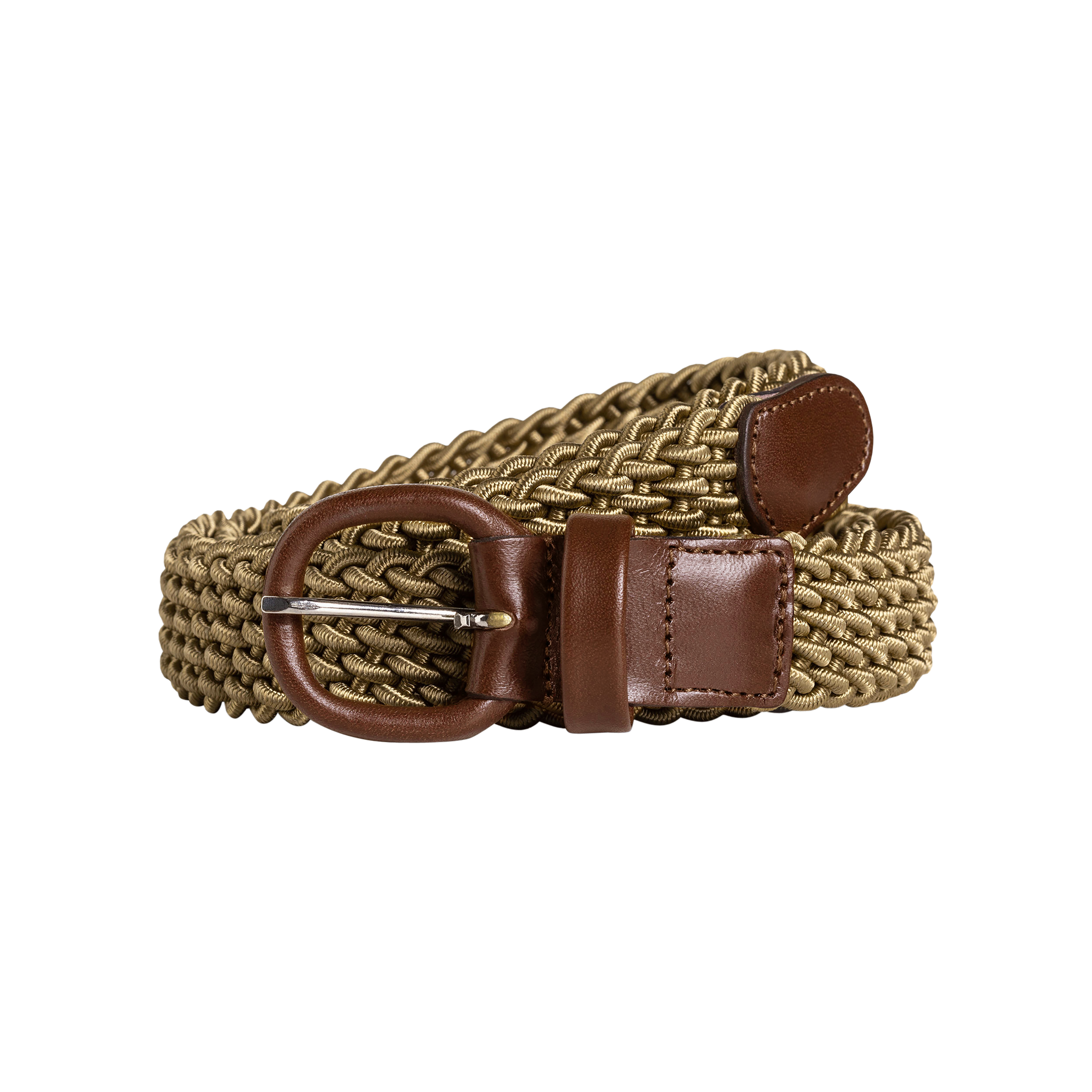 Elasticated Belt - Coffee