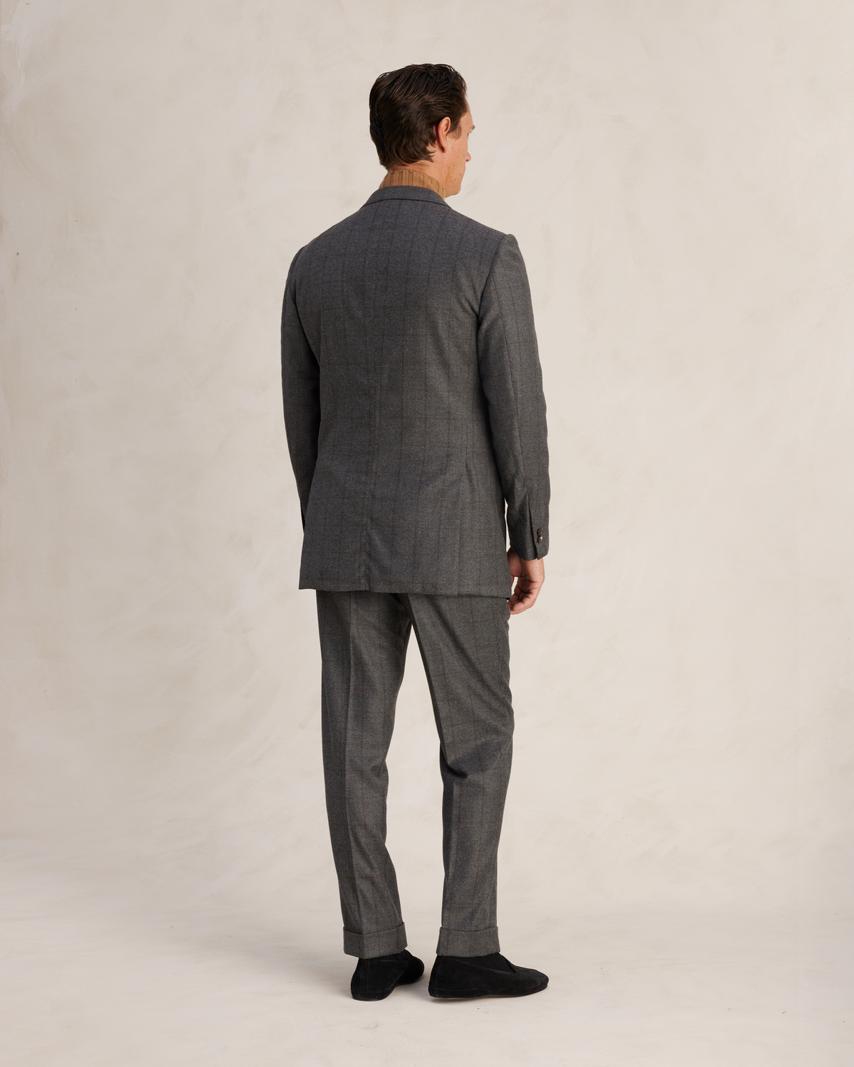 Grey flannel 2025 double breasted suit