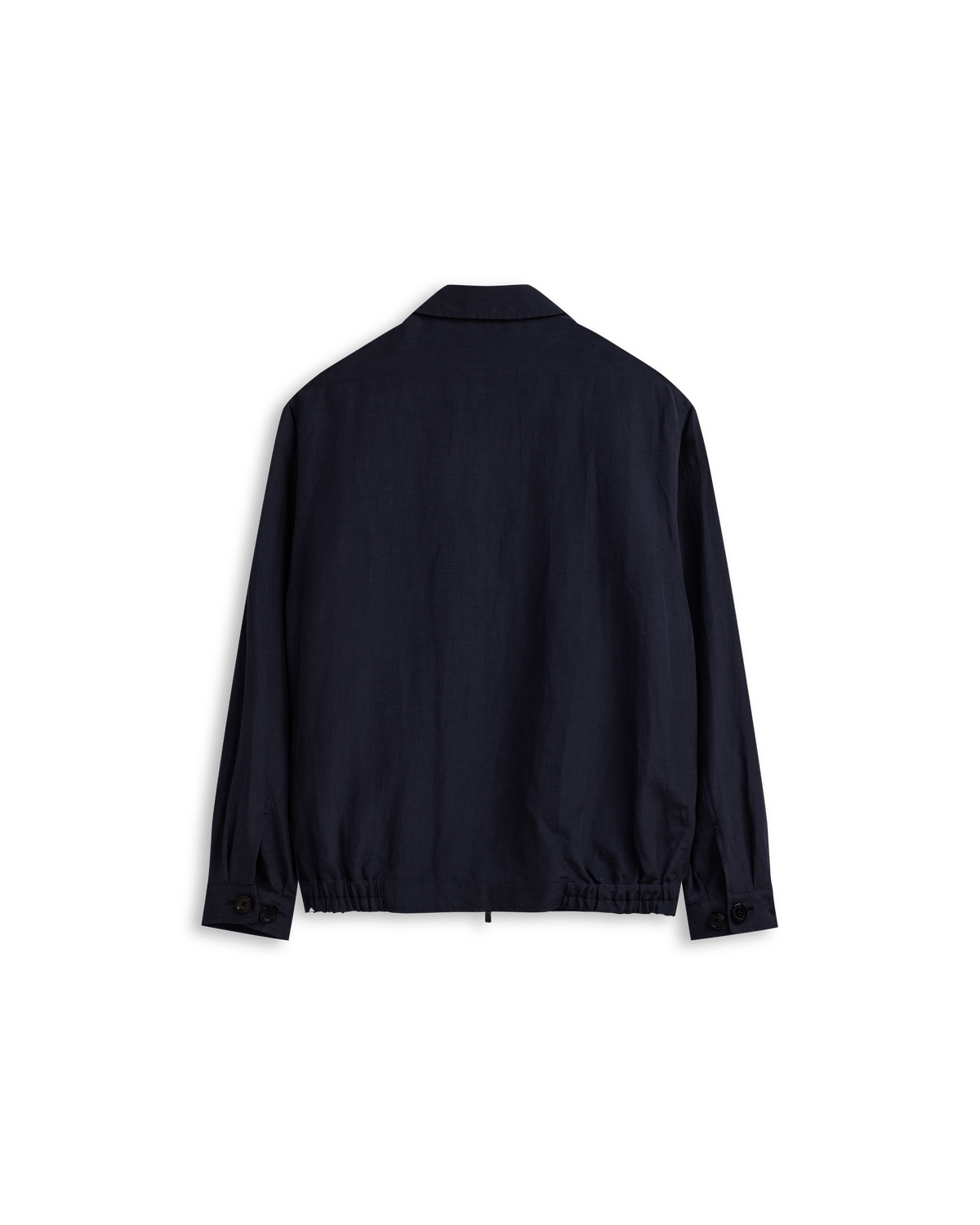 Alain Jacket - Navy Silk Linen