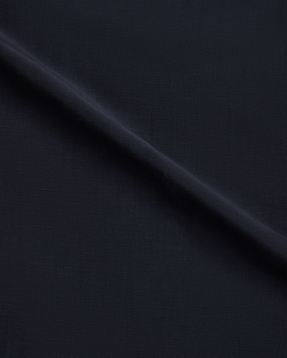 Alain Jacket - Navy Silk Linen