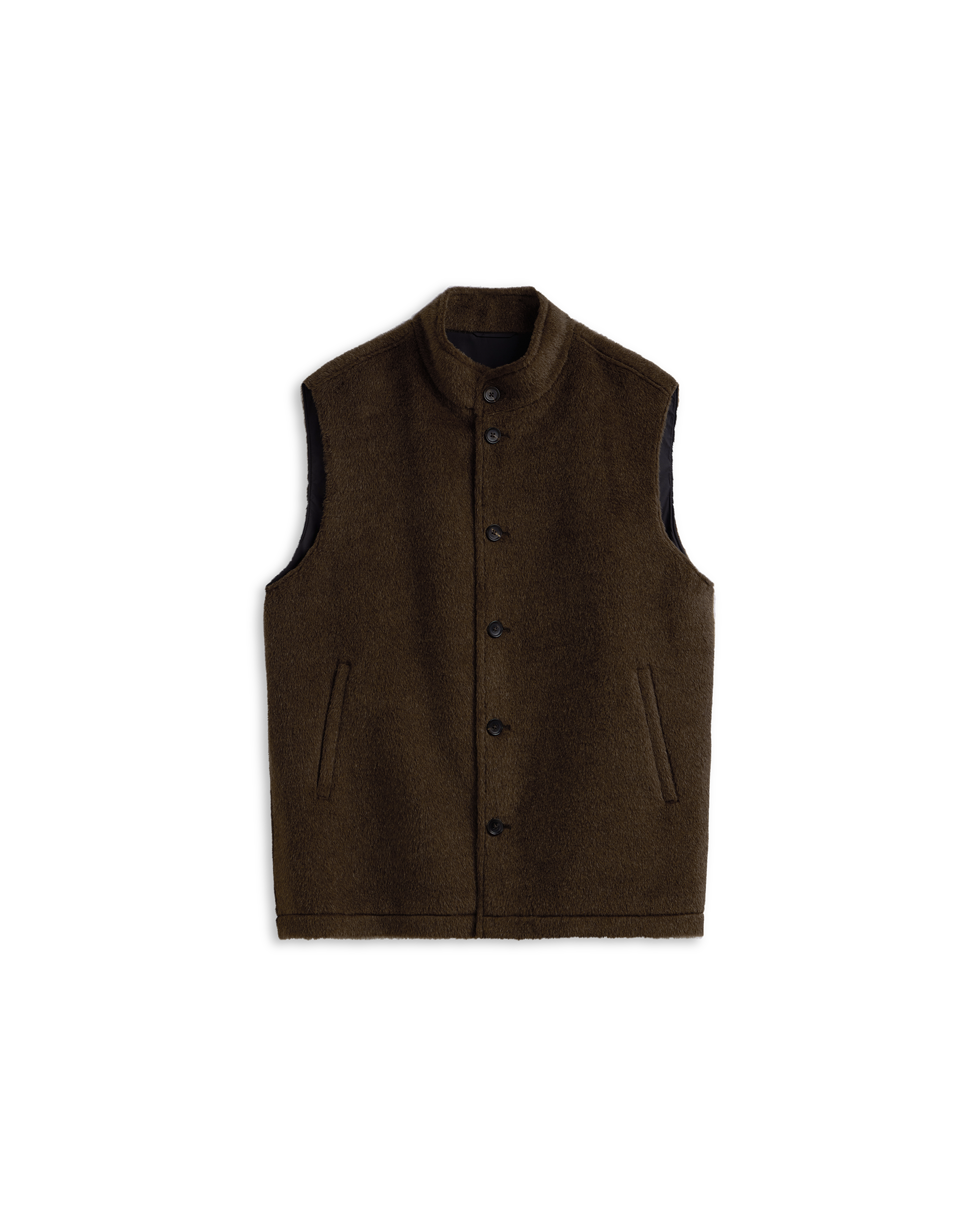 Alpaca Vest - Brown