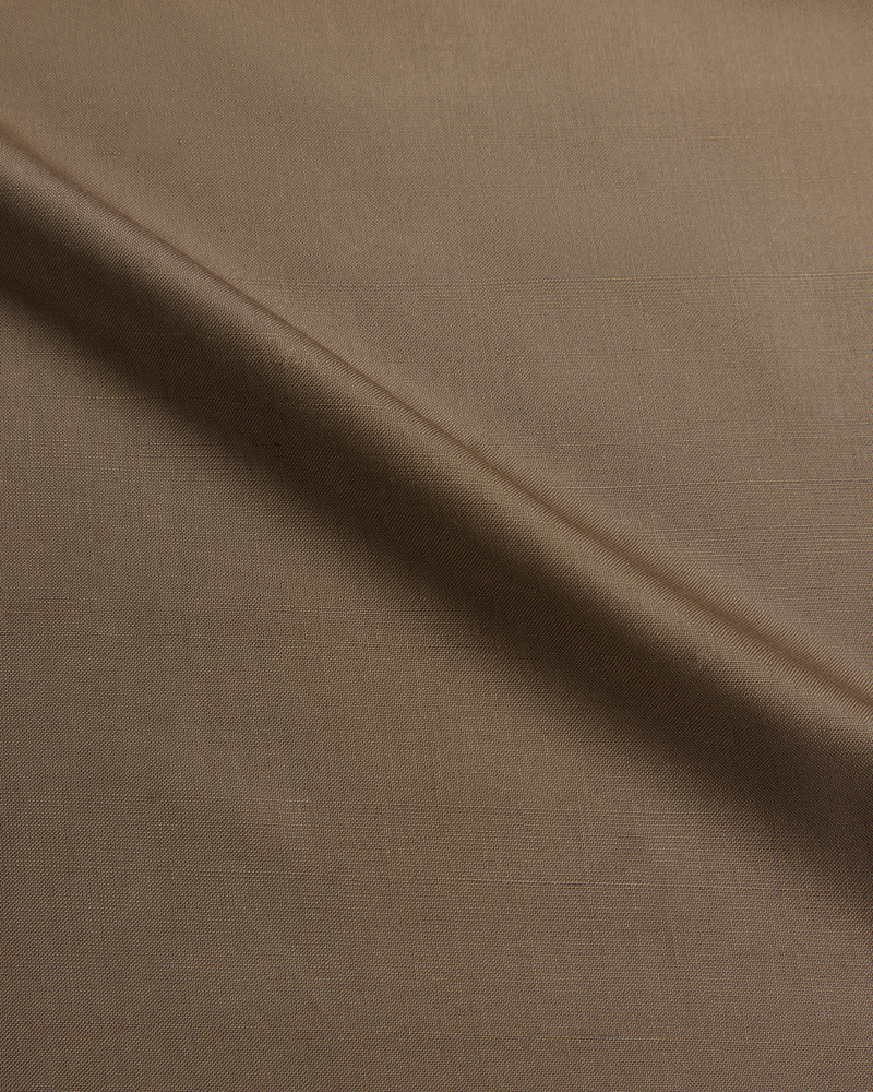 Boat Neck Top - Taupe Dupioni