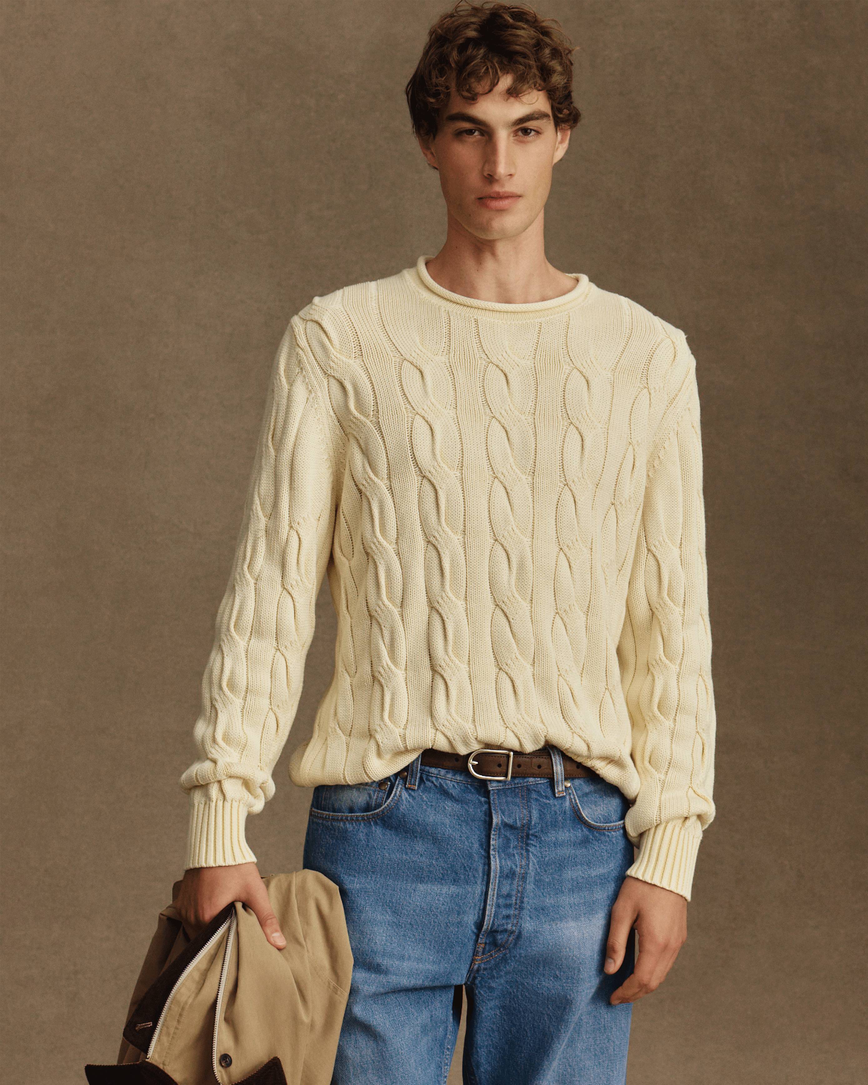 Yachtie Cable Sweater - Butter
