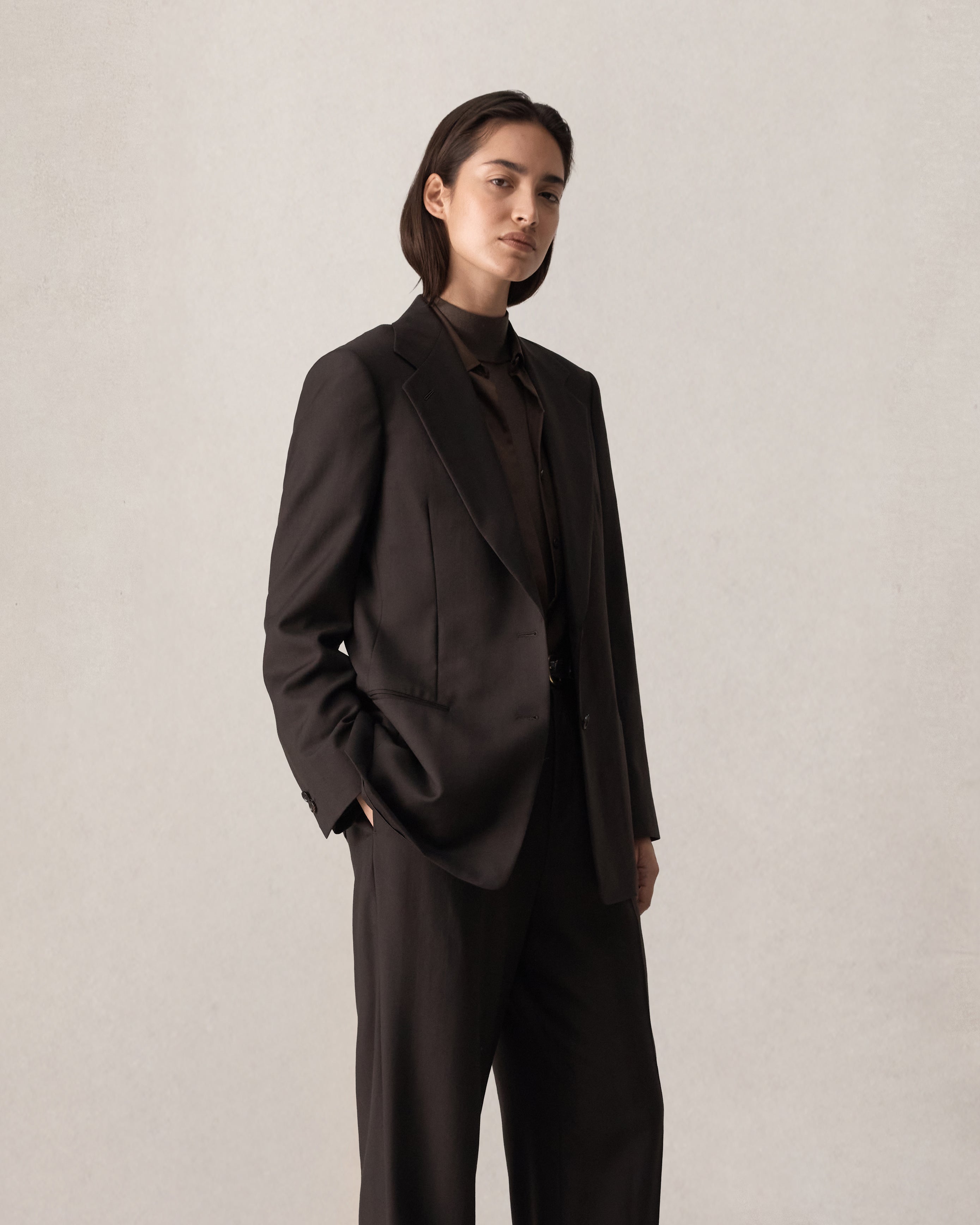 Ava Blazer - Espresso