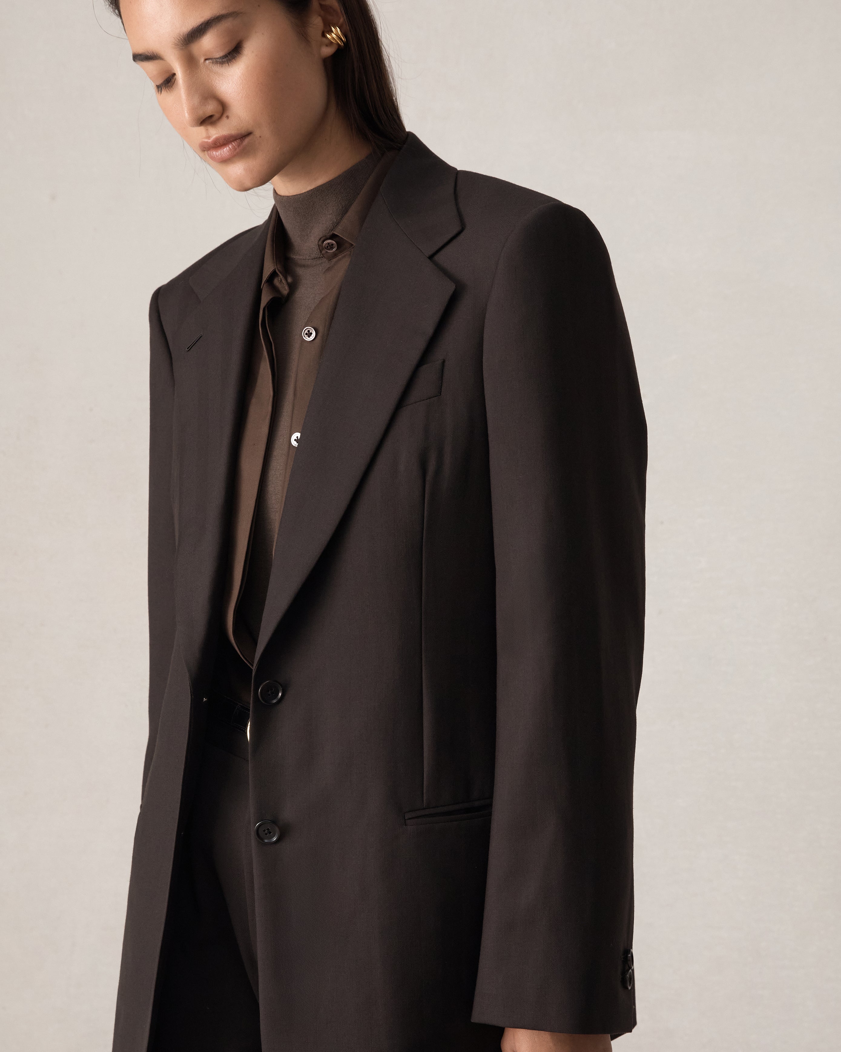 Ava Blazer - Espresso