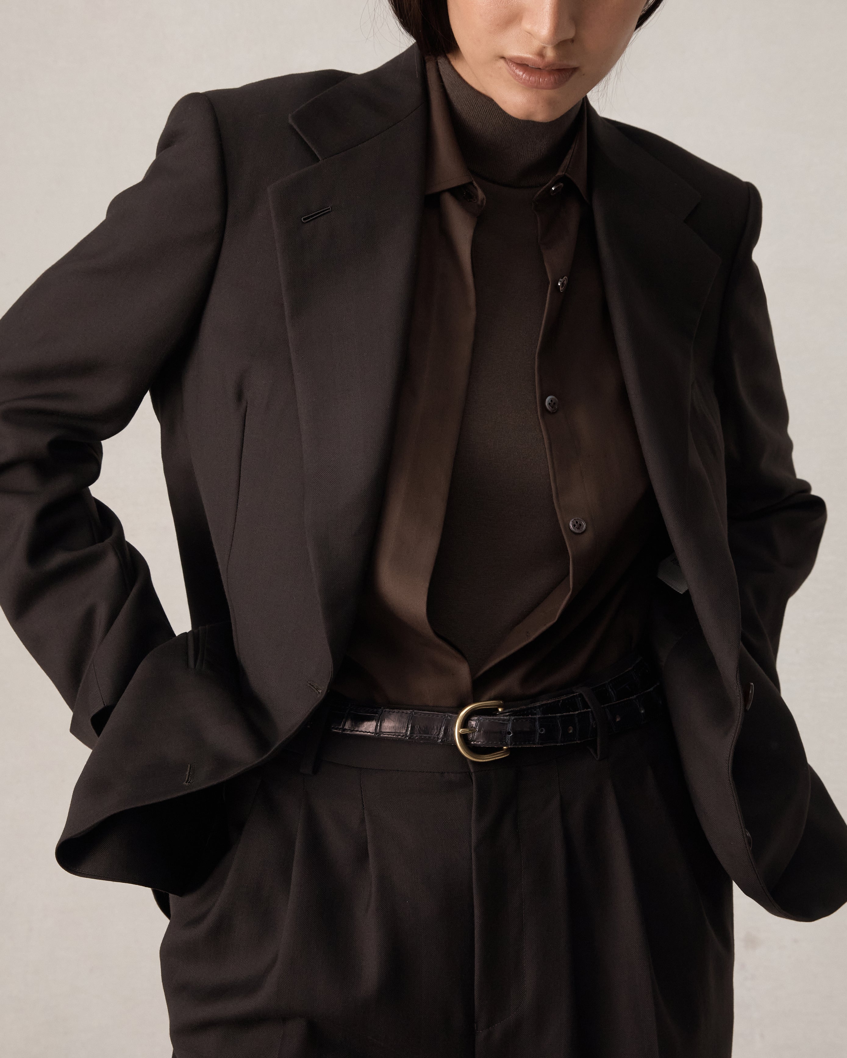 Ava Blazer - Espresso