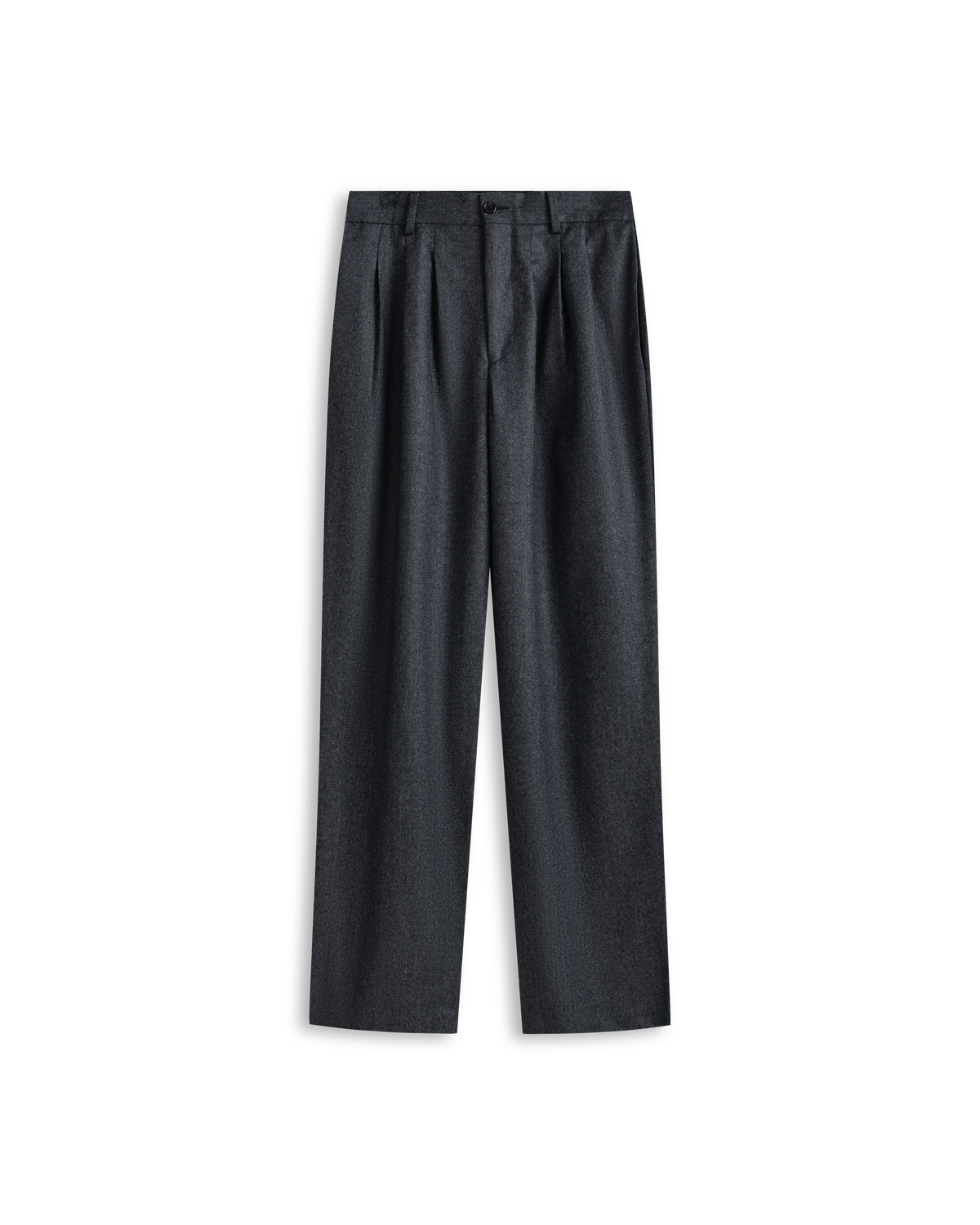 Ava Pleated Trouser - Dark Grey