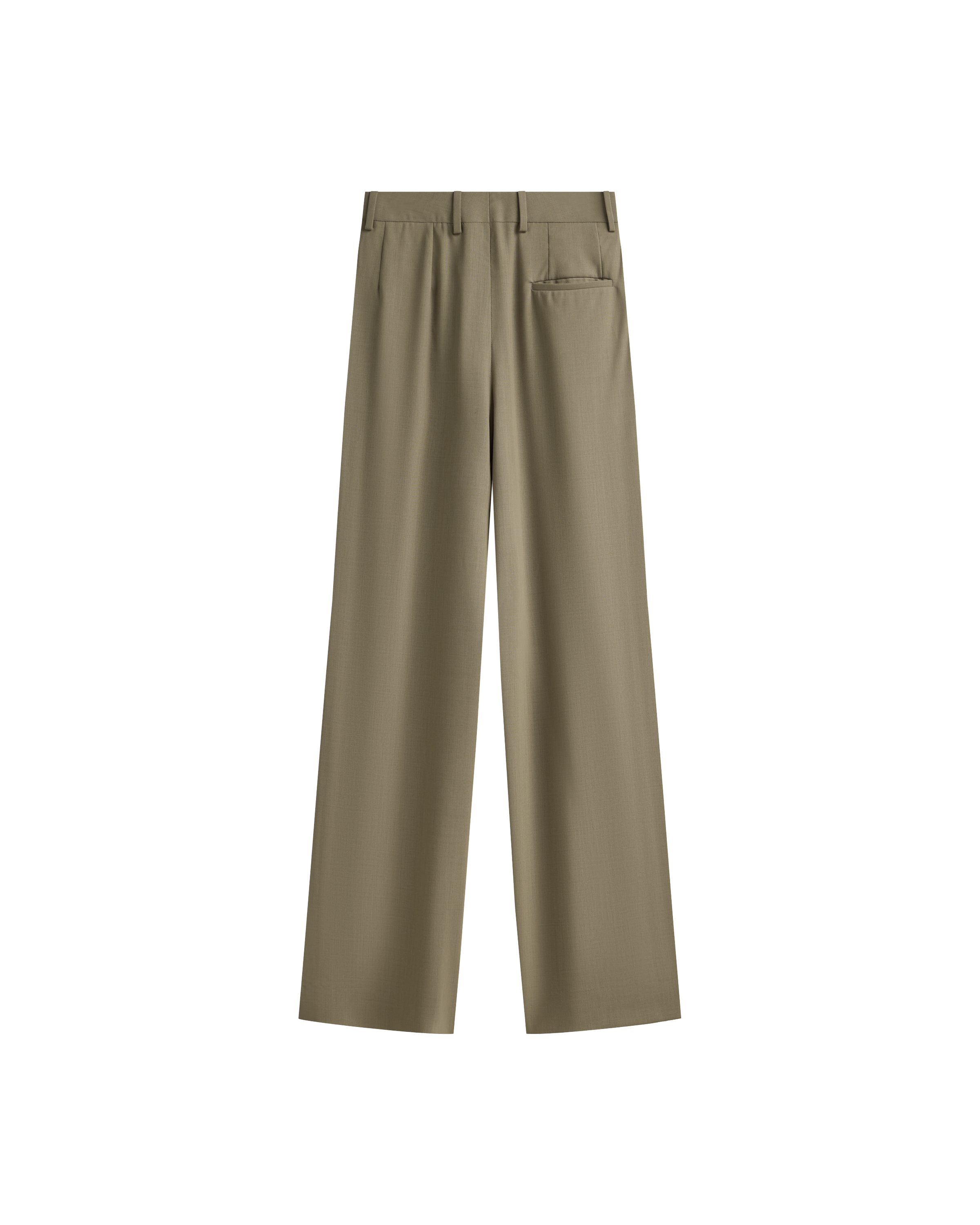 Ava Pleated Trouser - Taupe