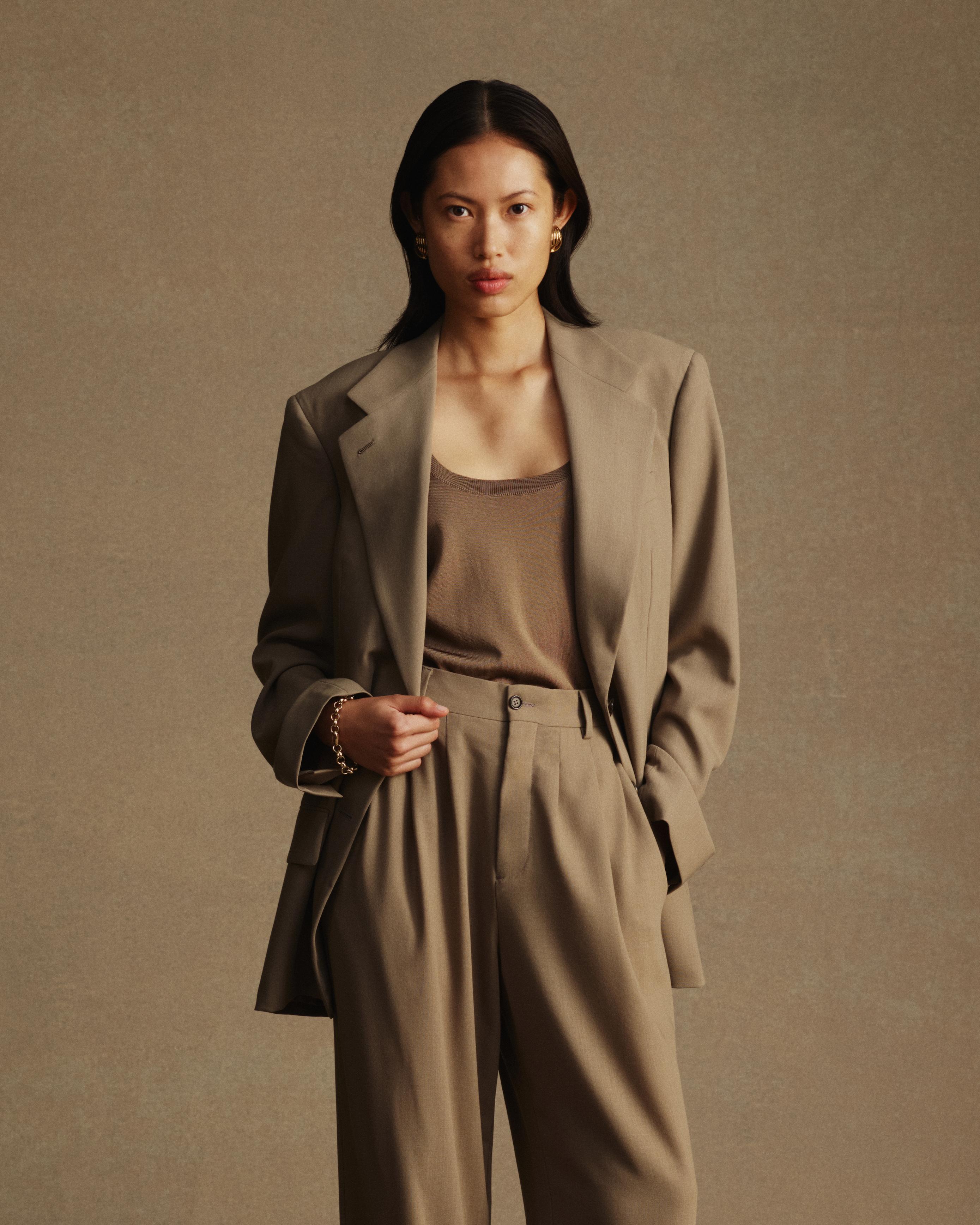Ava Blazer - Taupe