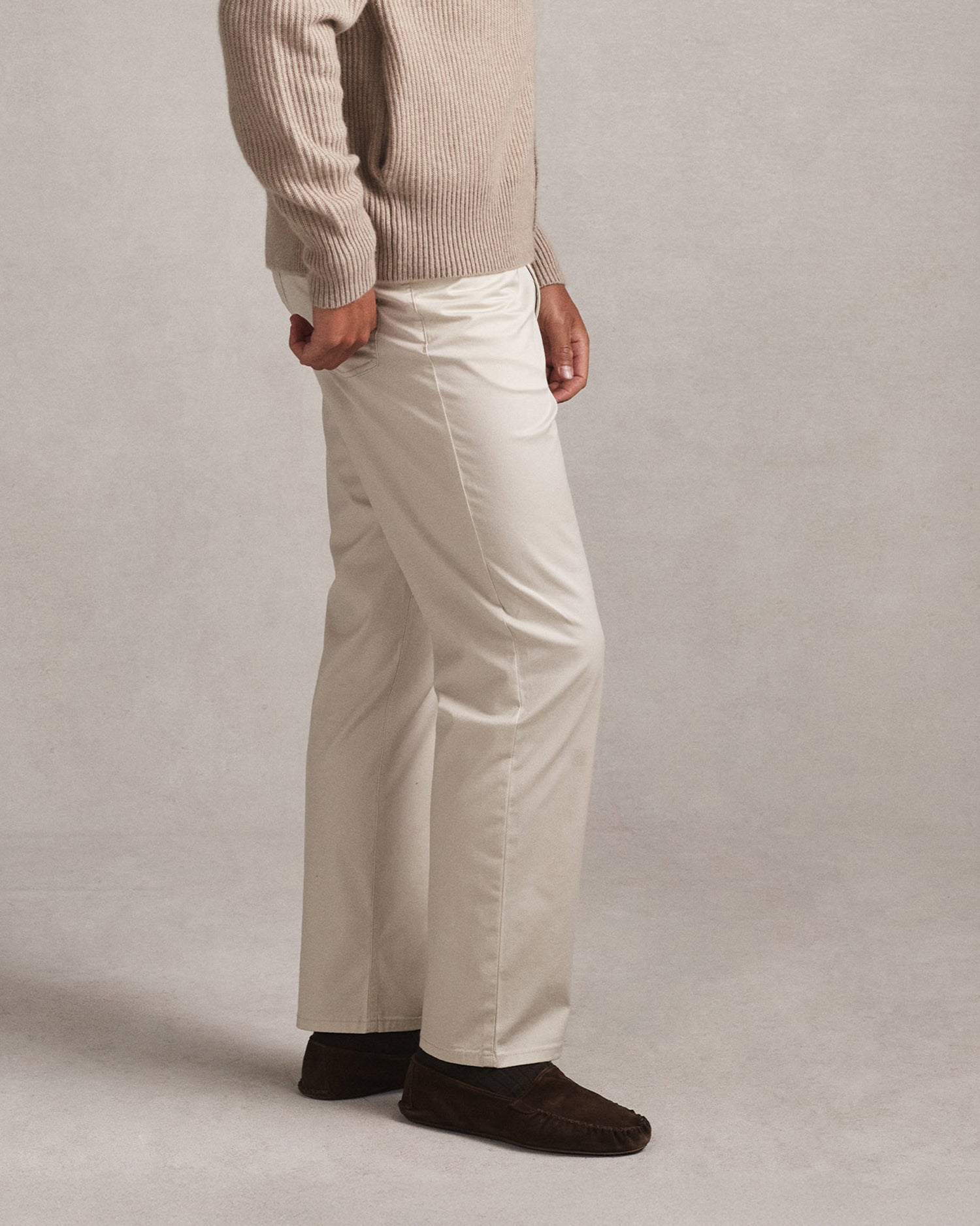 Five Pocket Trouser - Bone