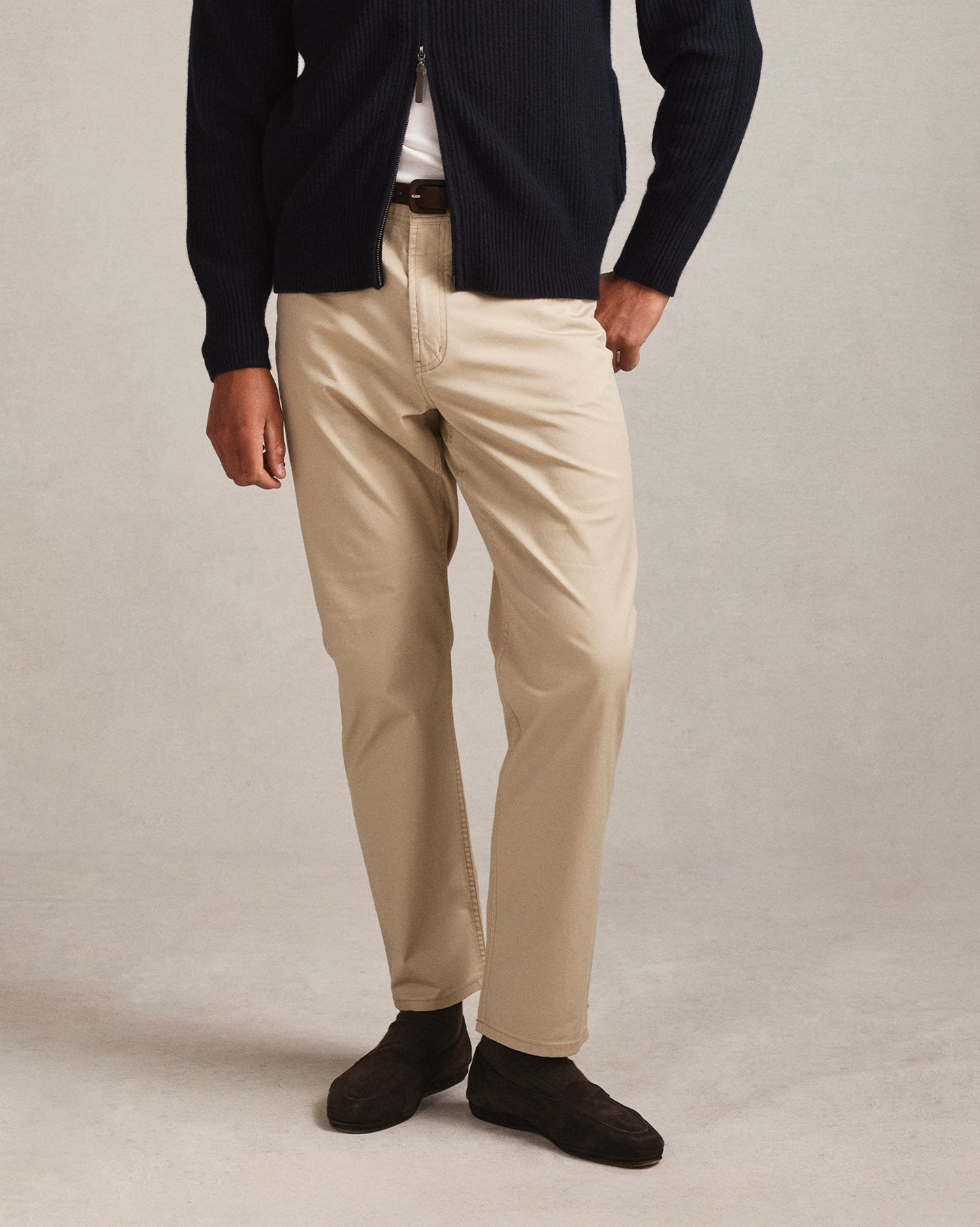 Five Pocket Trouser - Taupe