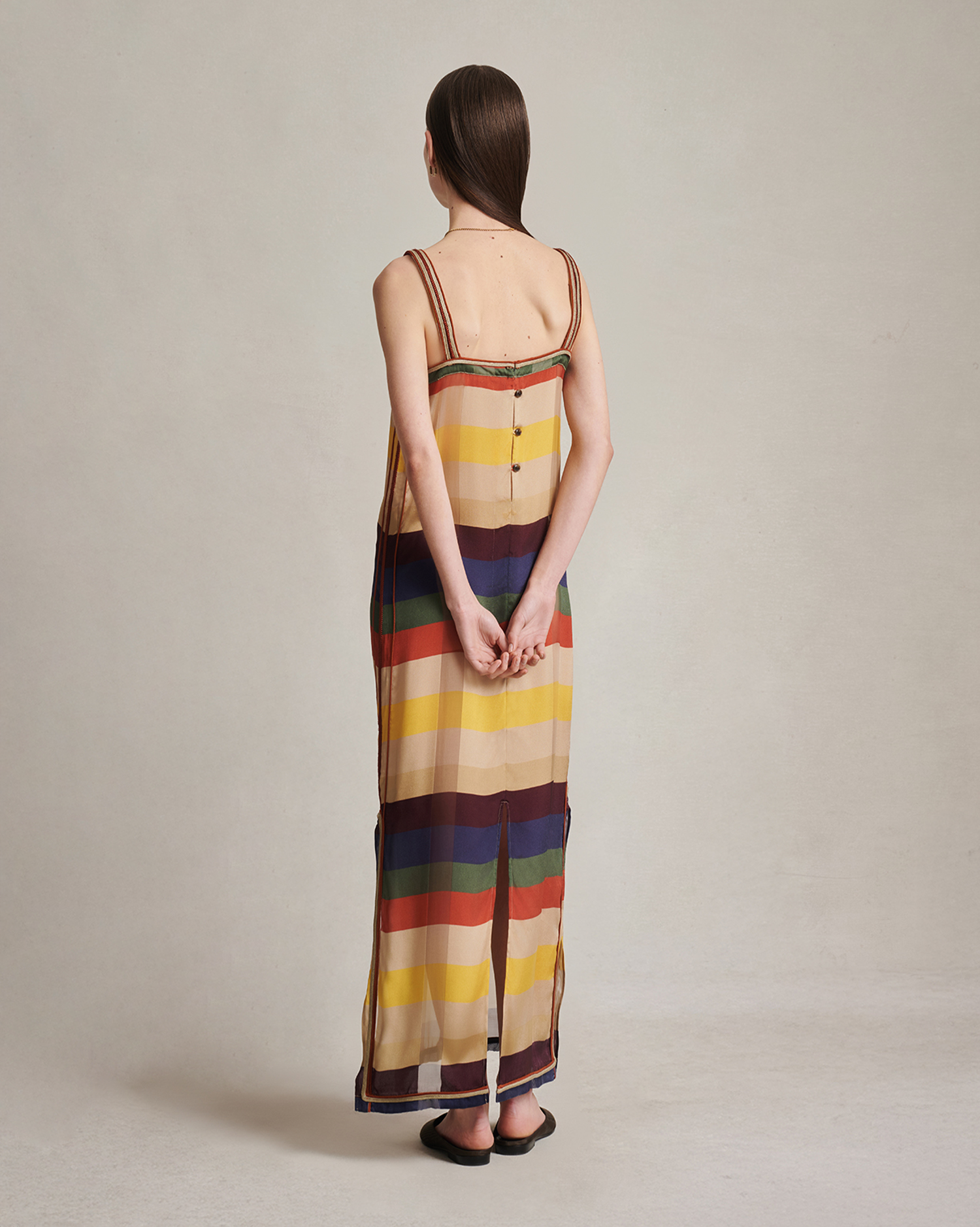Bebé Maxi Dress- Venetian Stripe