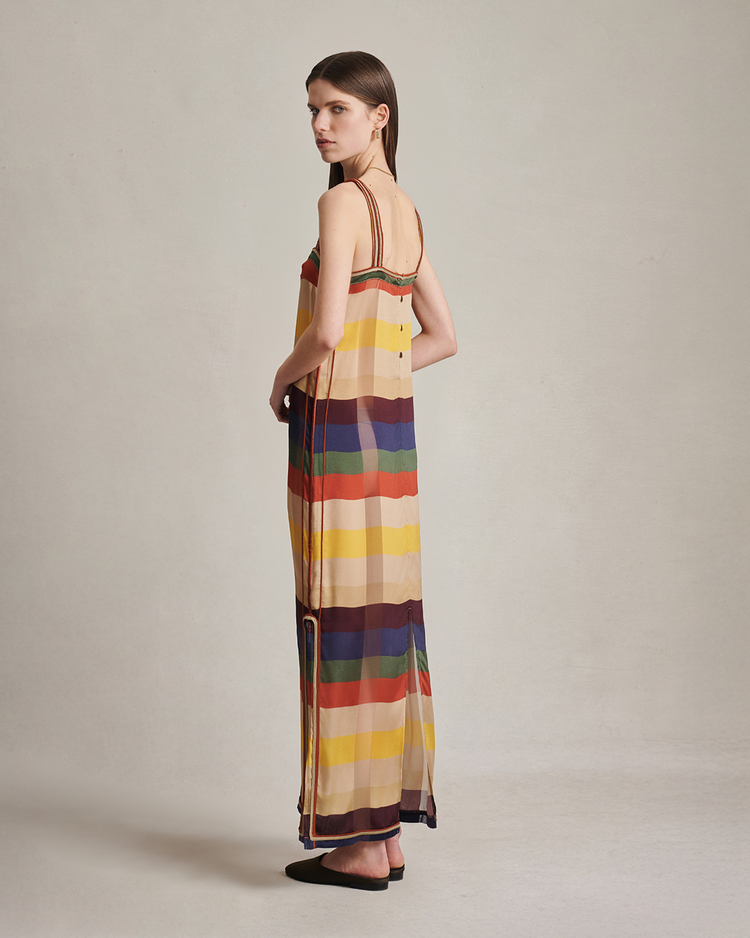 Bebé Maxi Dress- Venetian Stripe