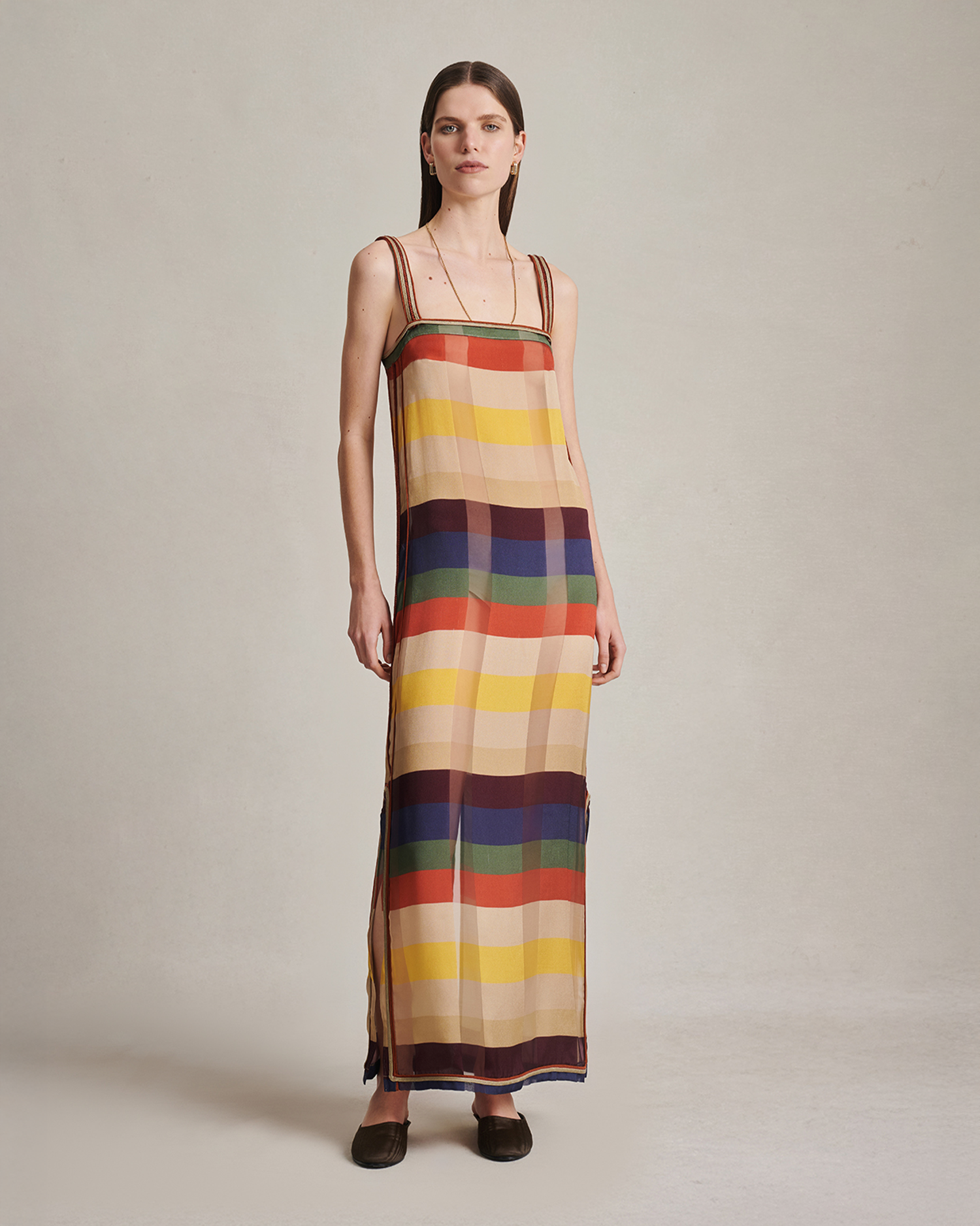 Bebé Maxi Dress- Venetian Stripe