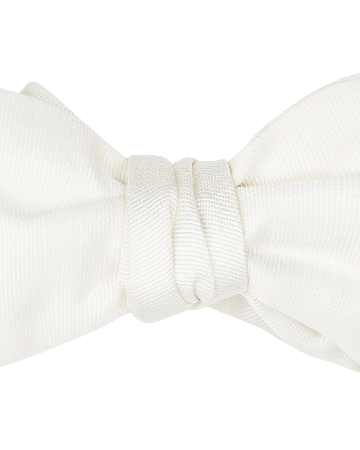 Bow Tie - Off White Grosgrain