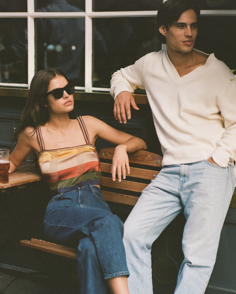 Bebé Top - Venetian Stripe