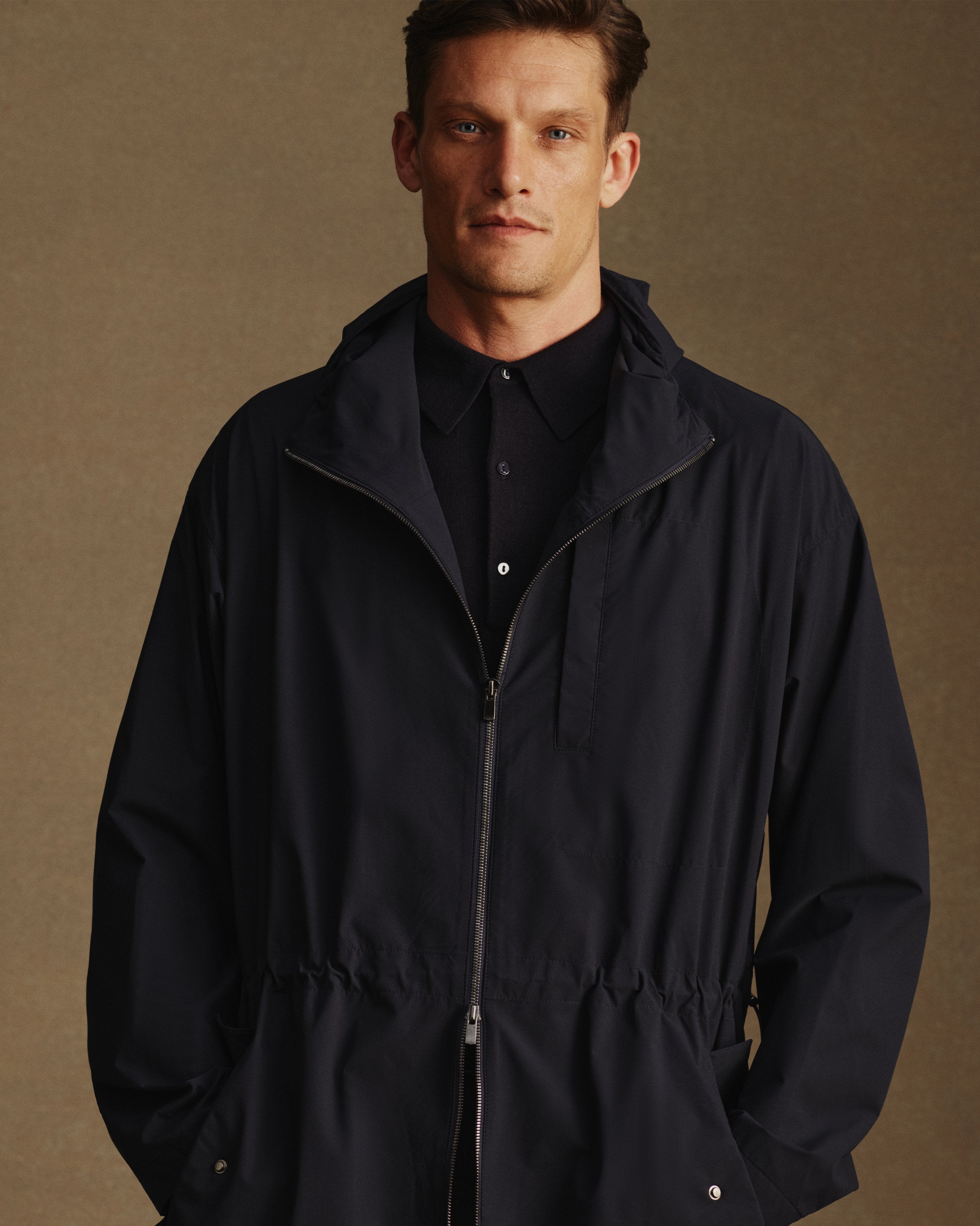 Bez Rain Mac - Navy