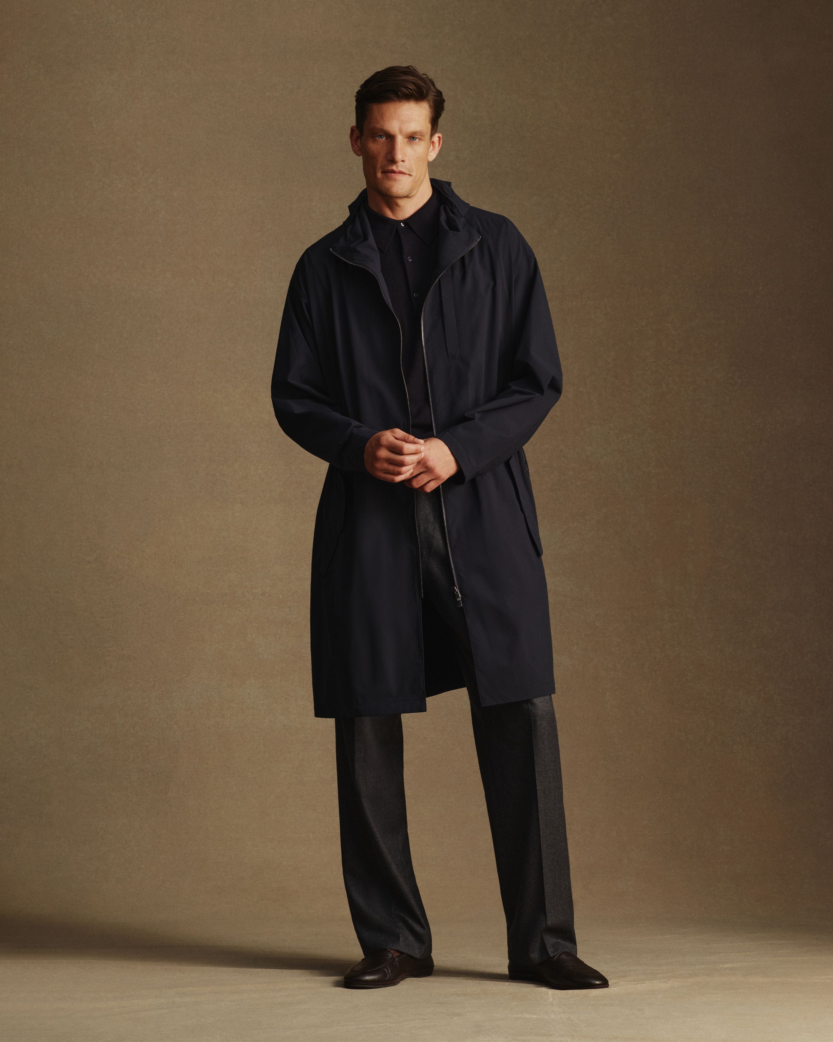 Bez Rain Mac - Navy