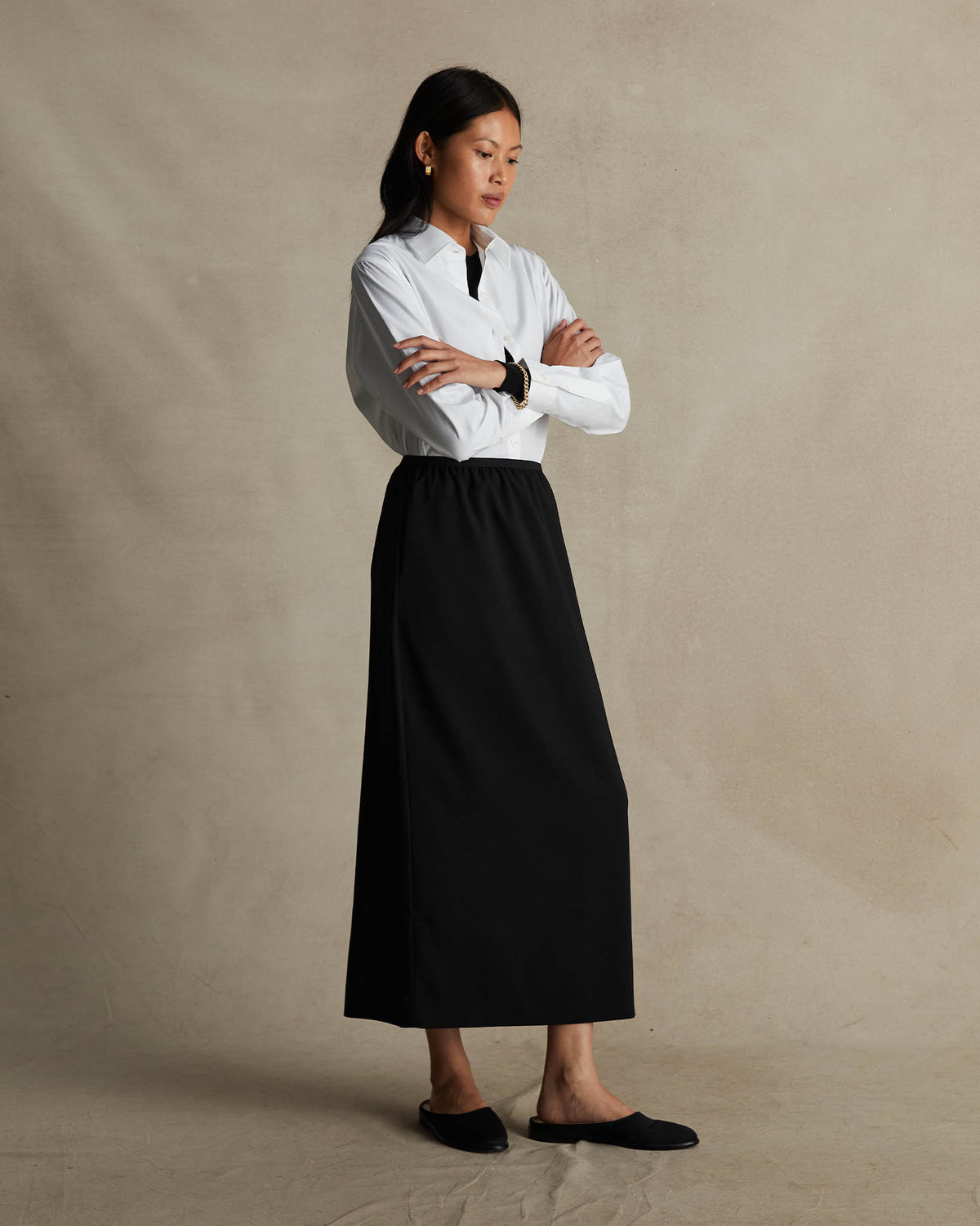 スカート Pamela ribbon mini skirt Black (M) ANDMARY】Pamela ribbon mini skirt