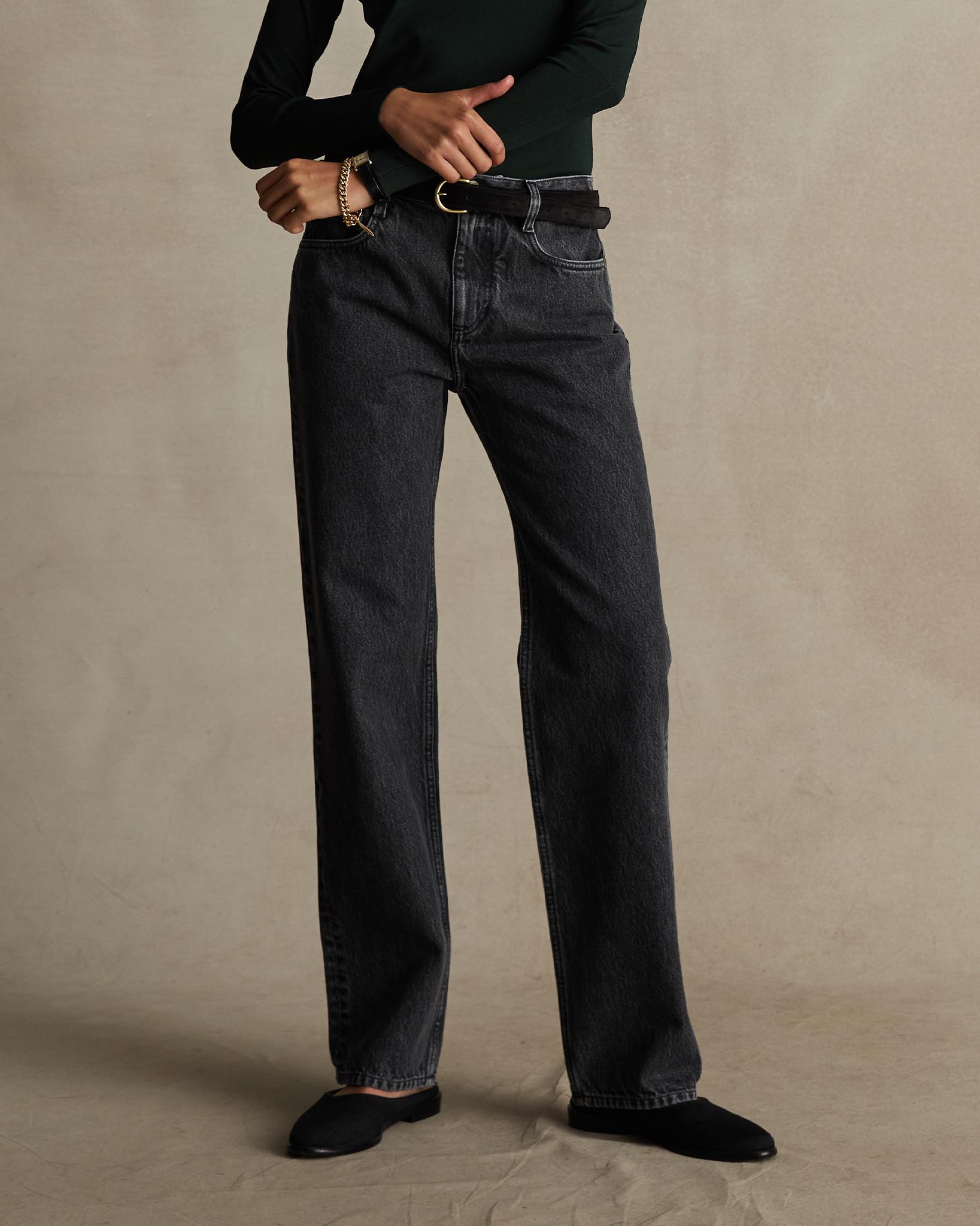 Black Peta Jeans