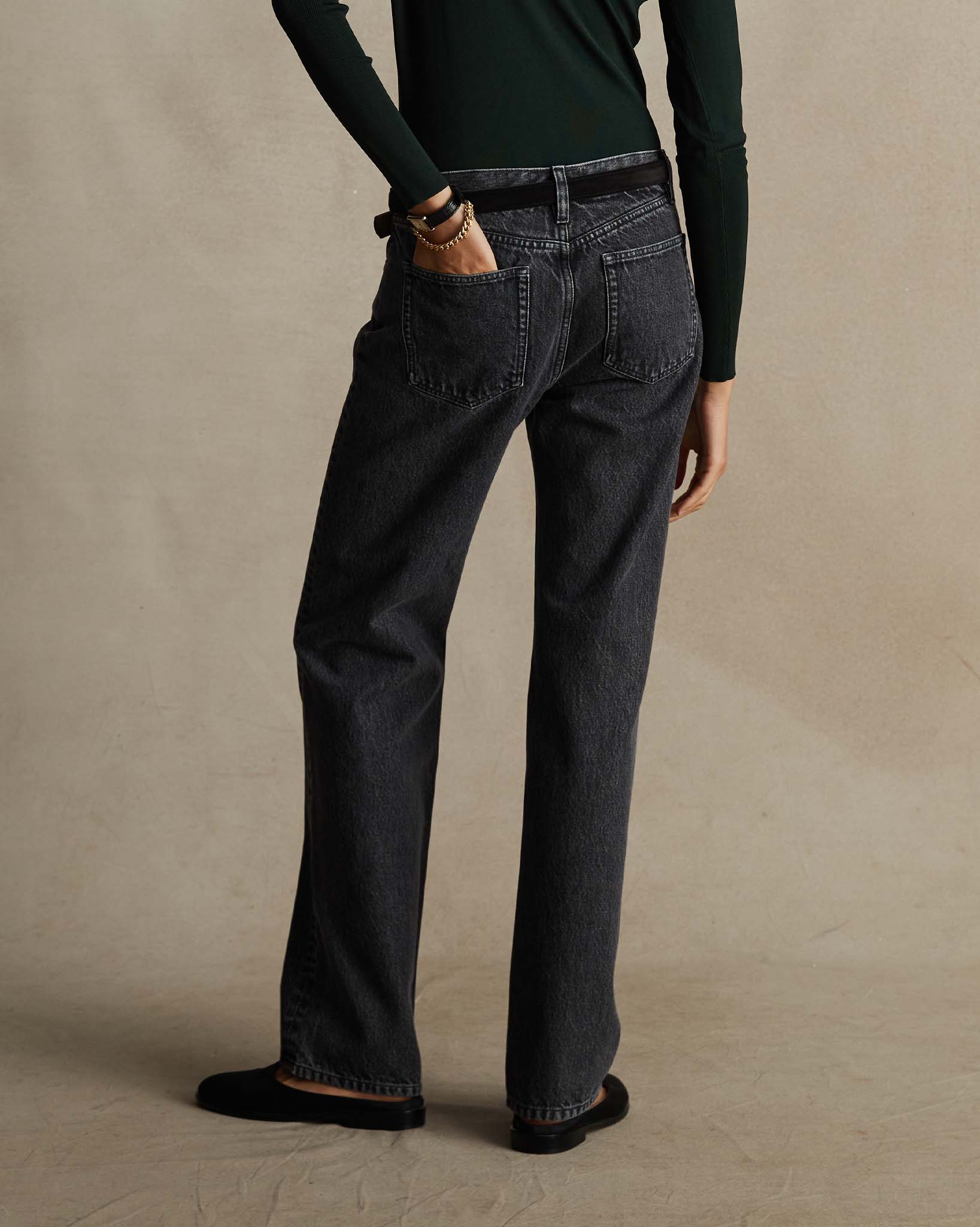Black Peta Jeans