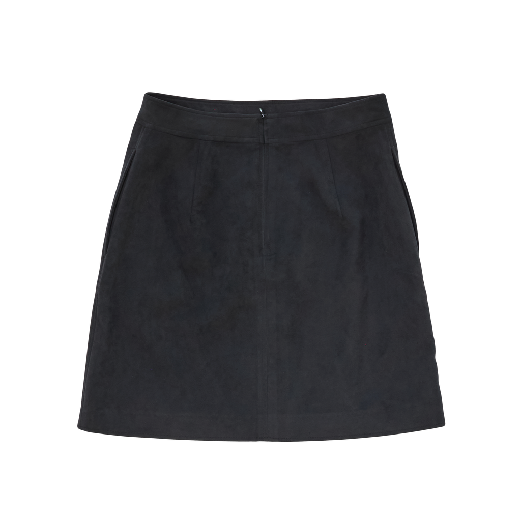 Black Suede Kristina Mini Skirt