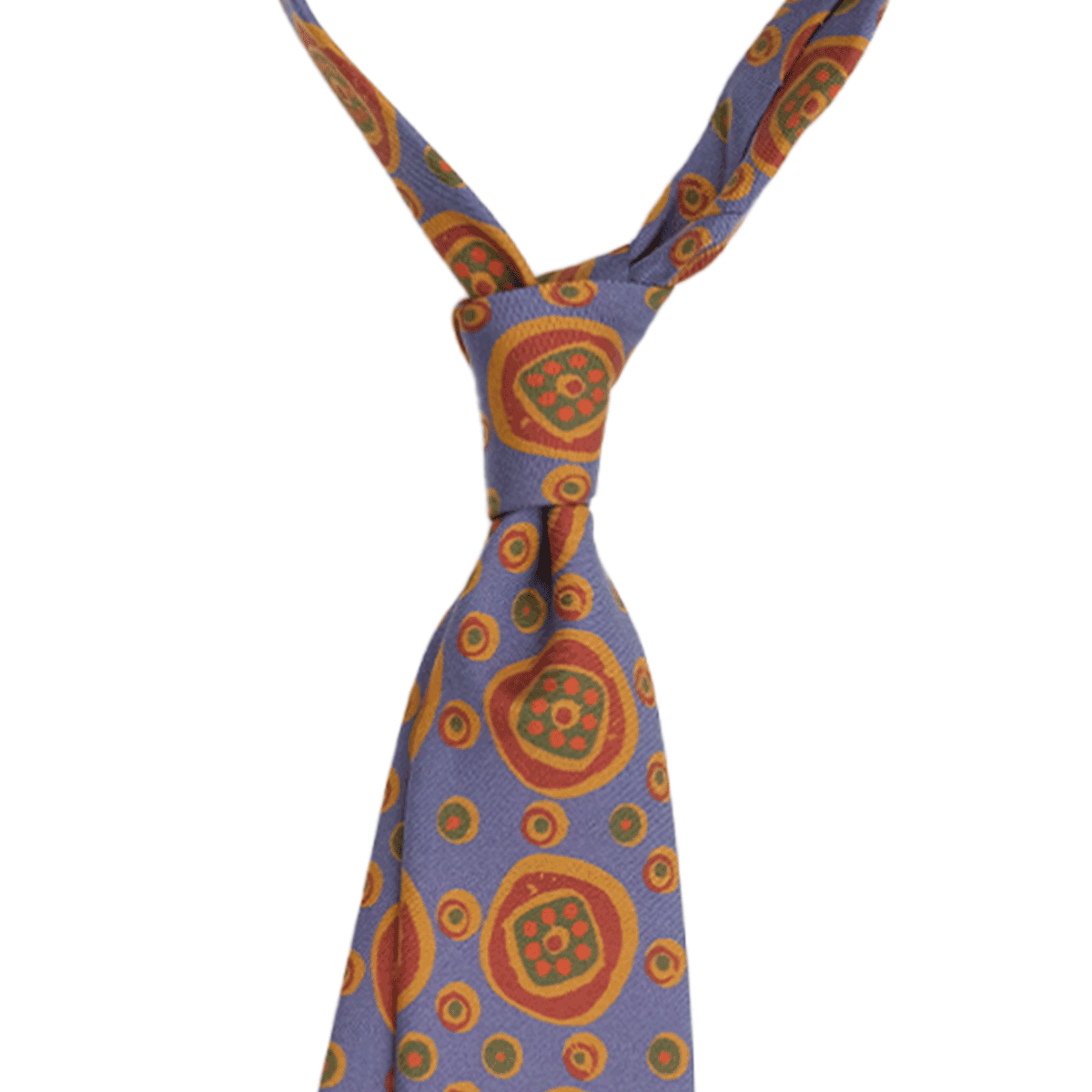 Blue Erno Print Tie